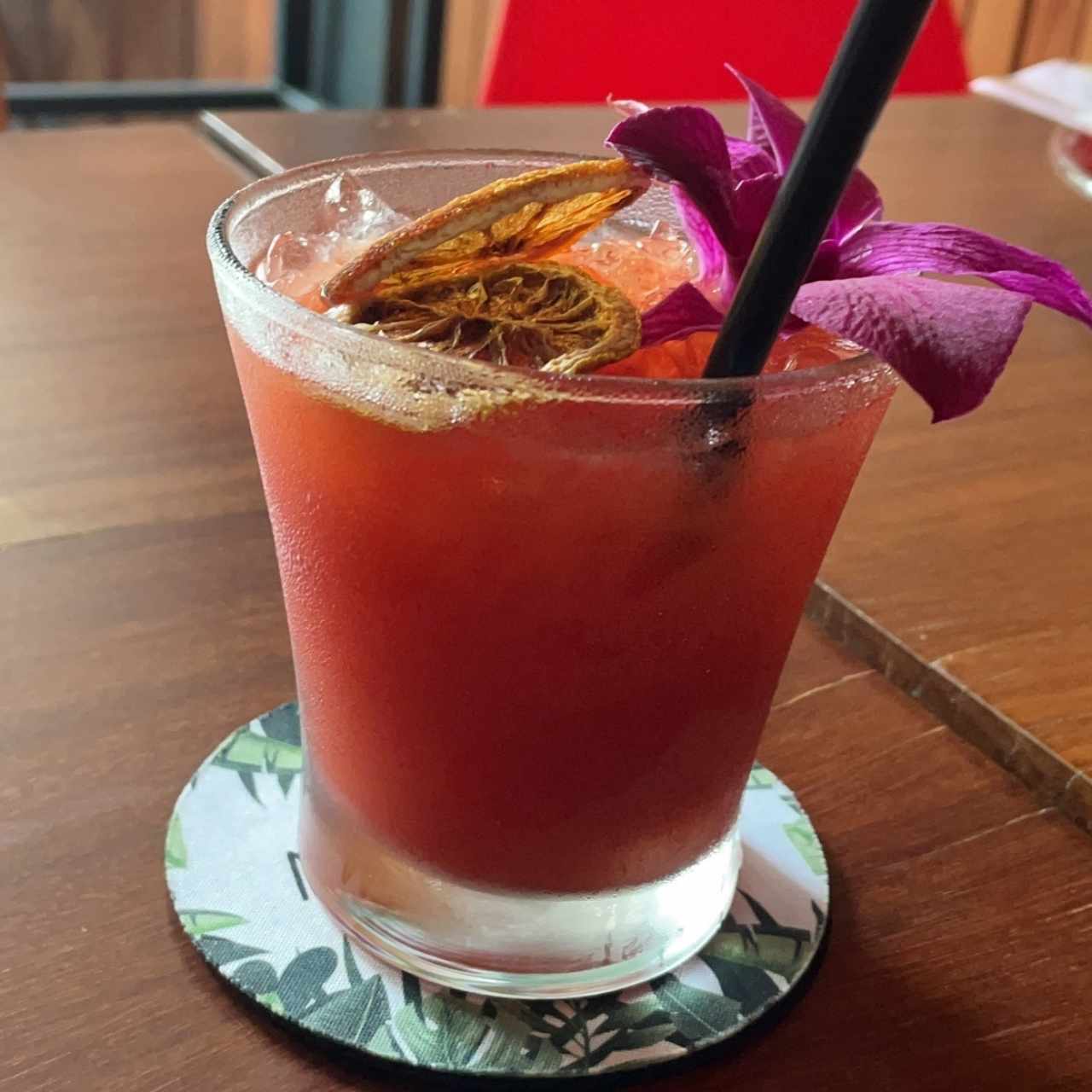 Cocktail mango raspberry