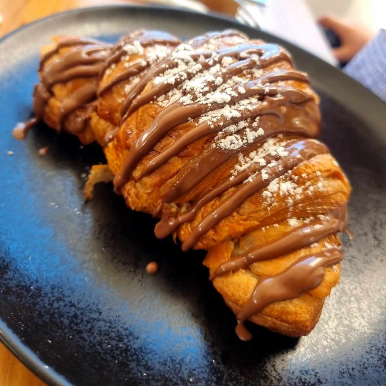 Croissant de chocolate