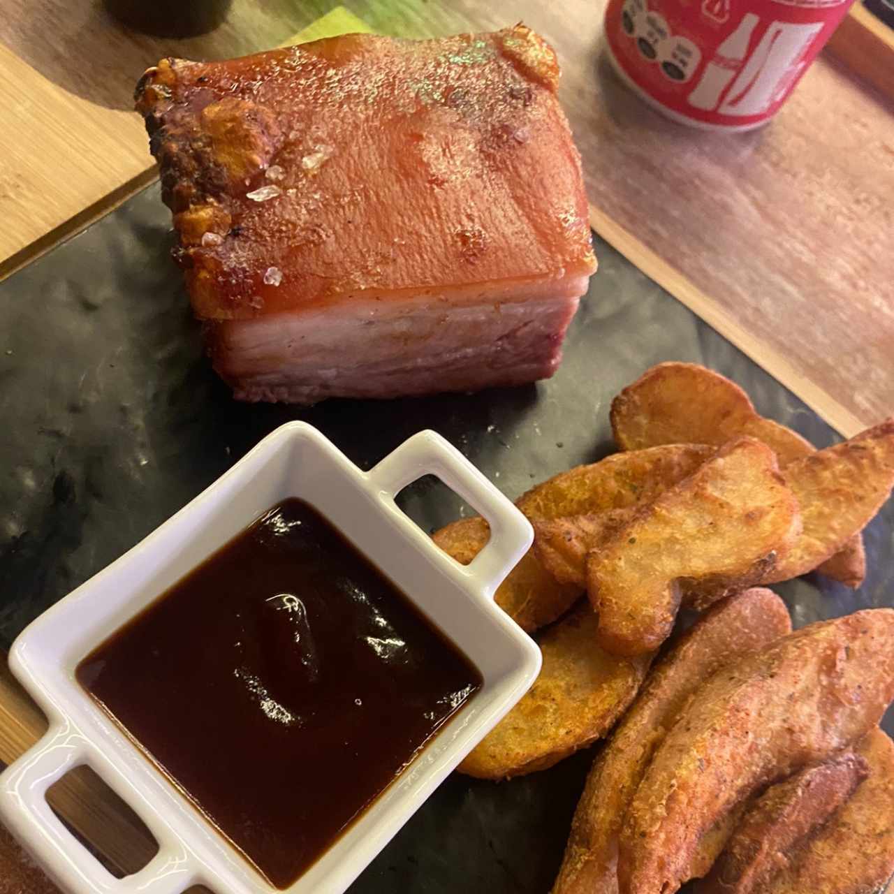 Pork belly, la piel no estaba para nada crujiente!