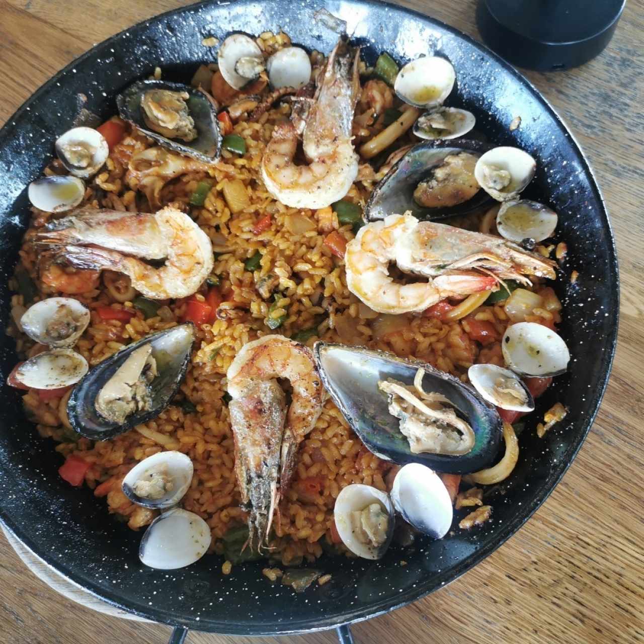 Paella de mariscos 