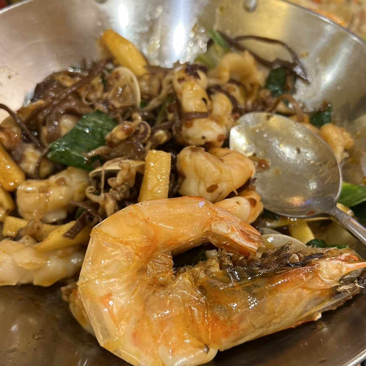 Fondue de Mariscos Picantes