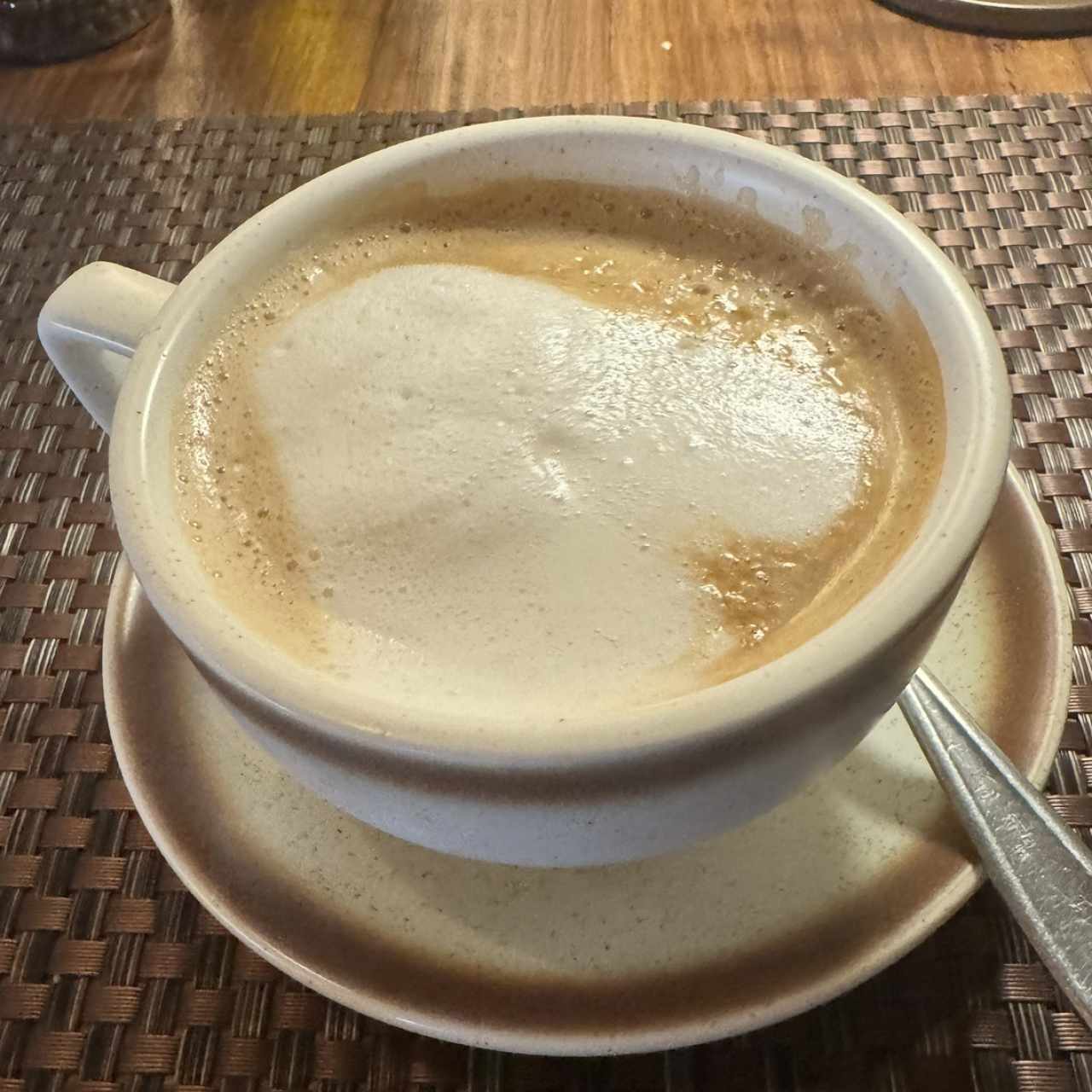 Capuccino con leche de almendra