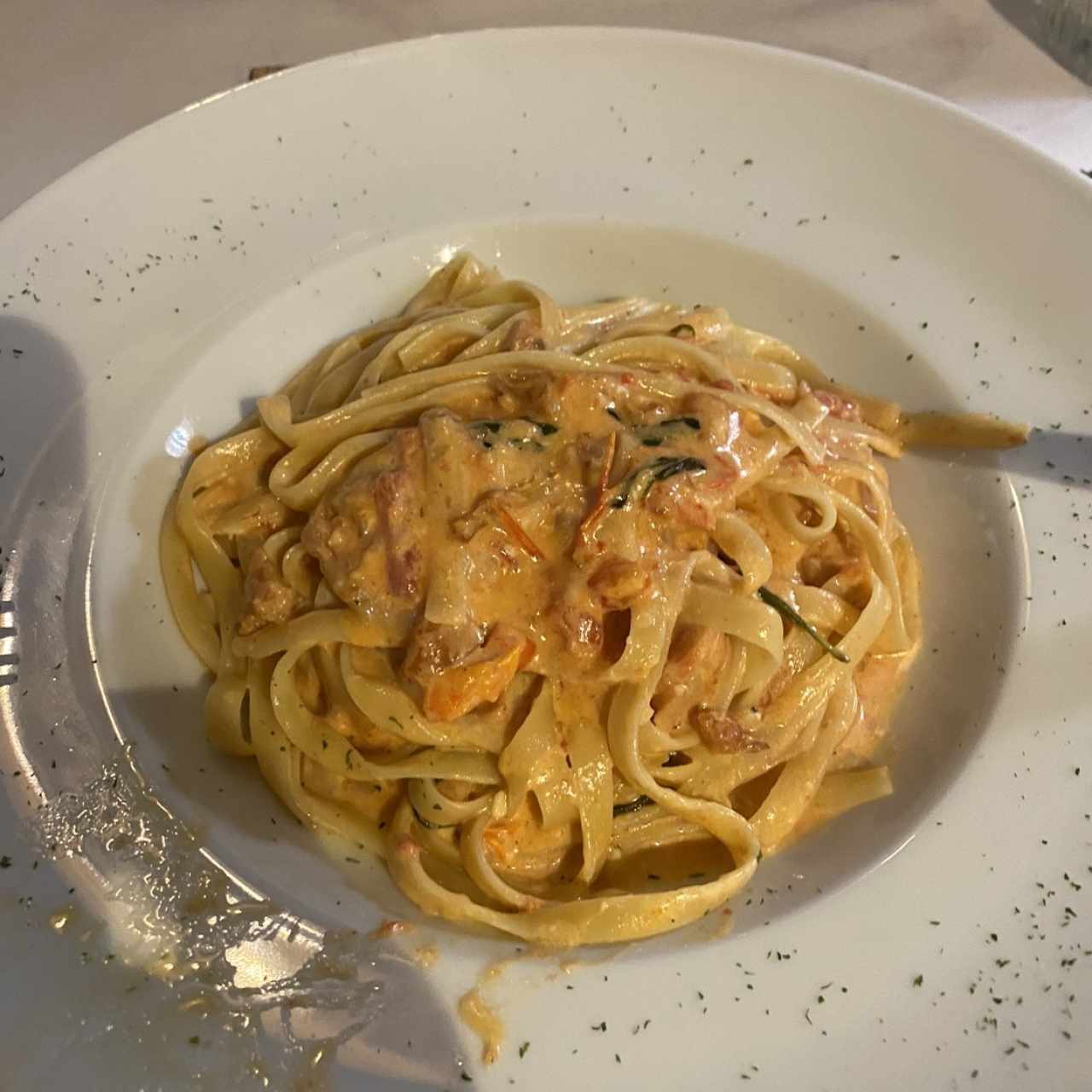 Pasta al salmón 