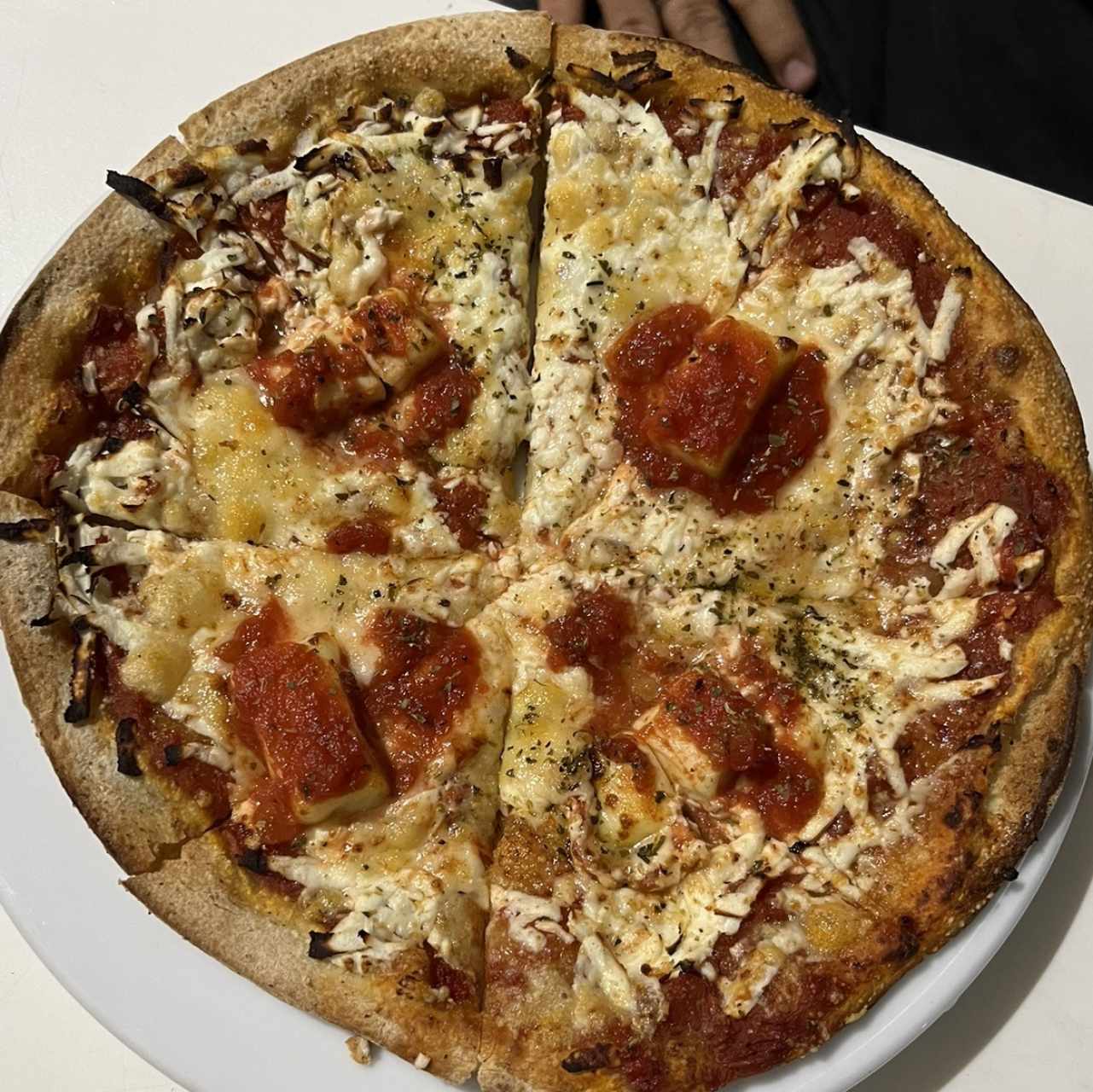 Pizza combinacion de quesos