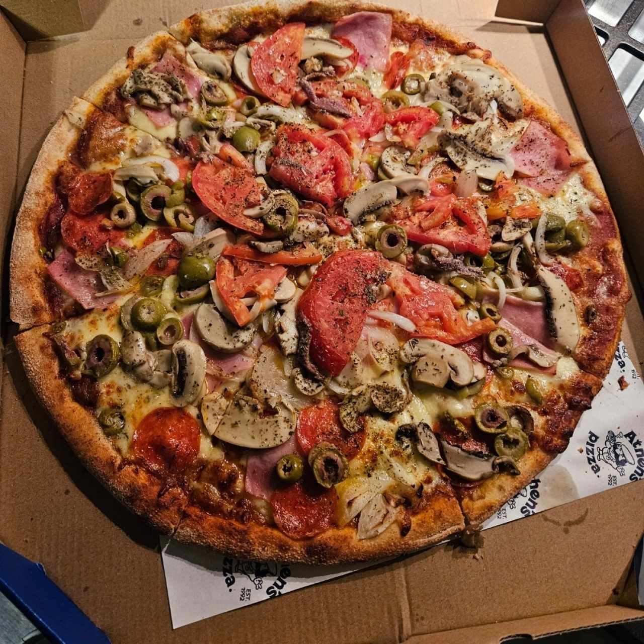 pizza atheniense 