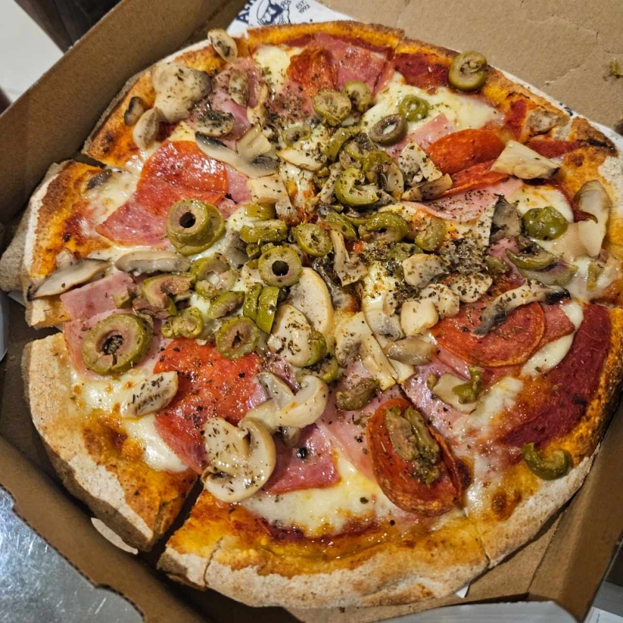 pizza de combinación 