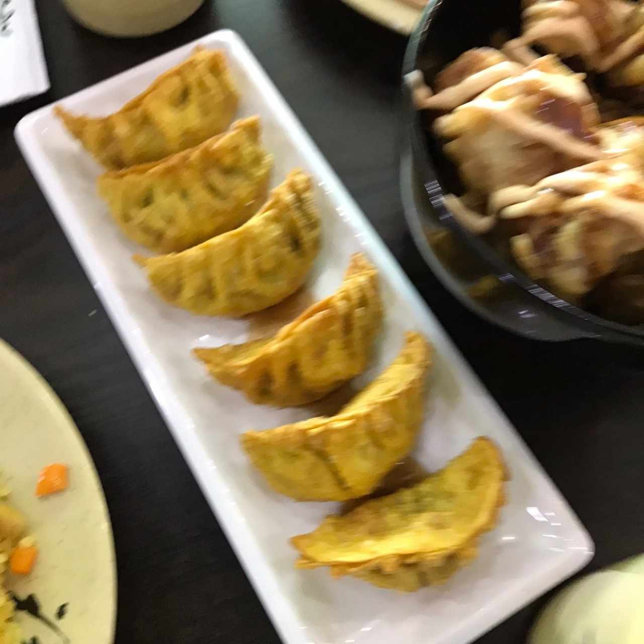 Dumplings de puerco vegano