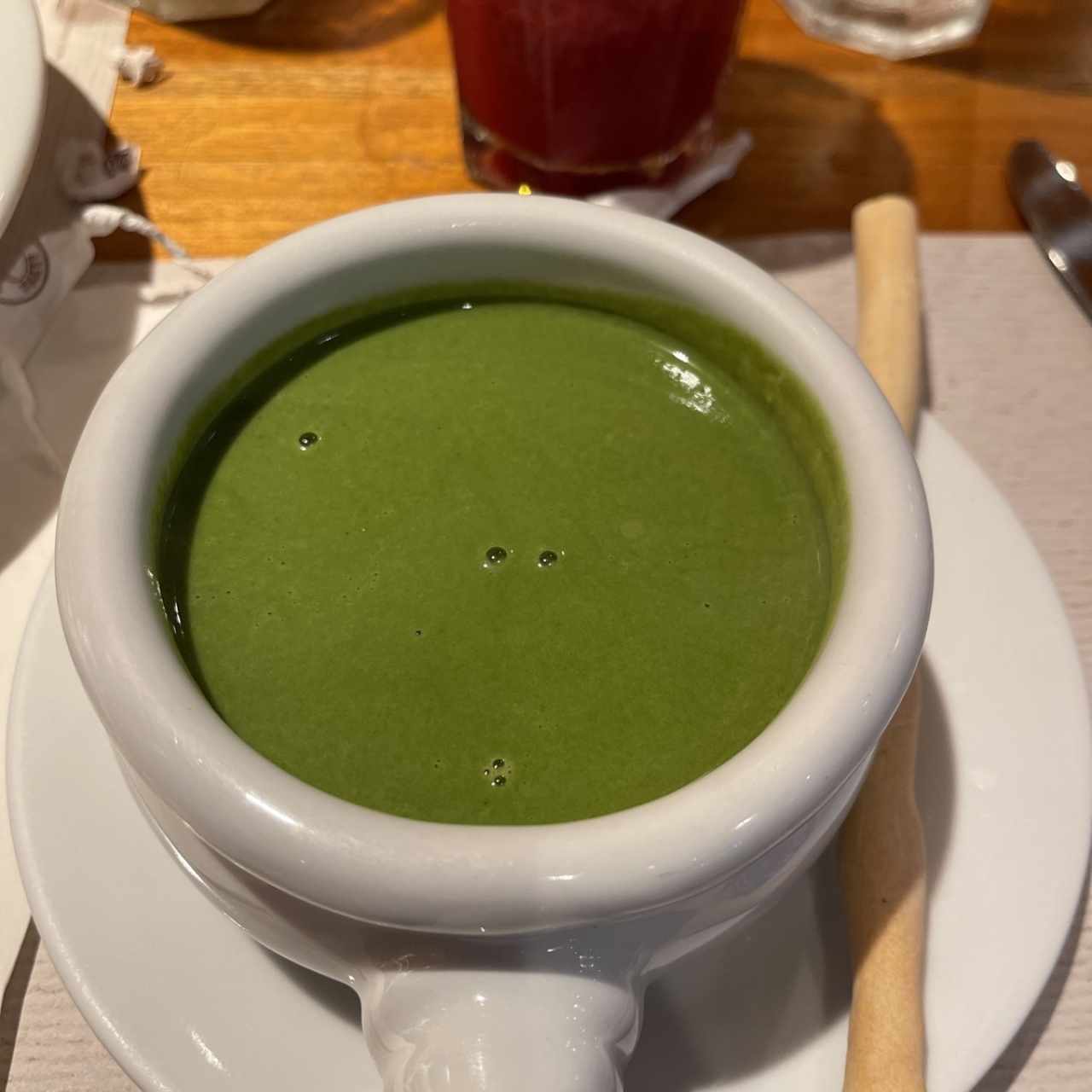 Sopa de espinaca