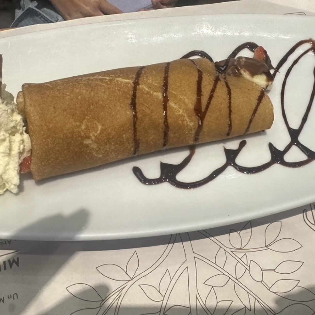 Crepes de nutela banana fresa