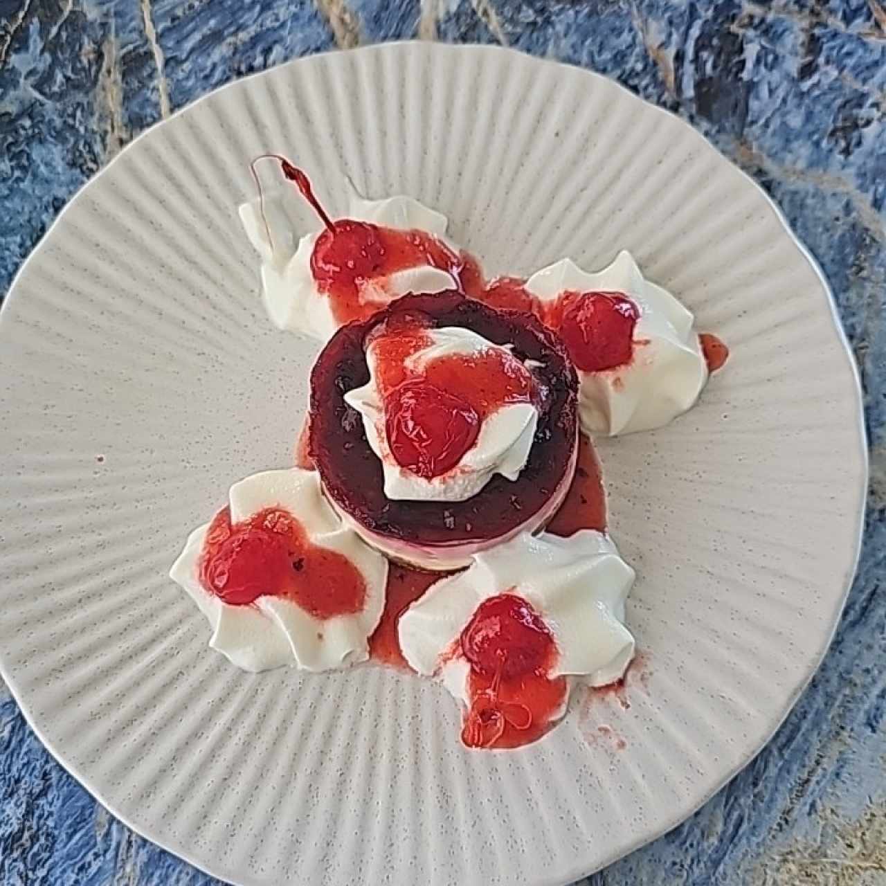 cheescake de frutos rojos