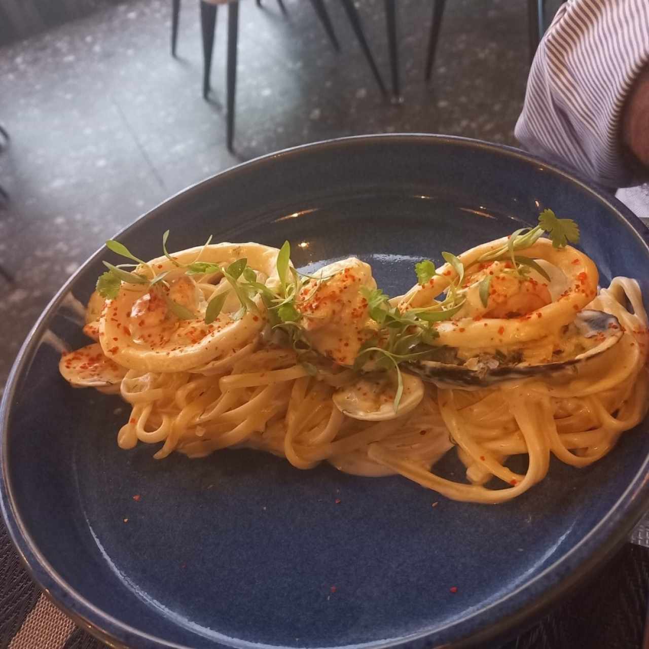 Linguine de Mariscos al Jerez