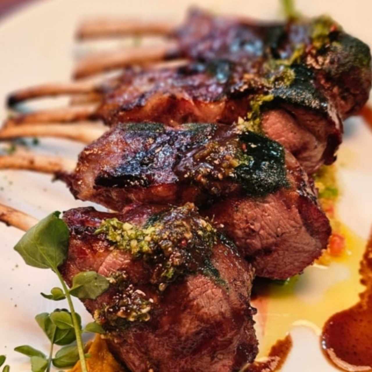 lamb rack a la brasa 