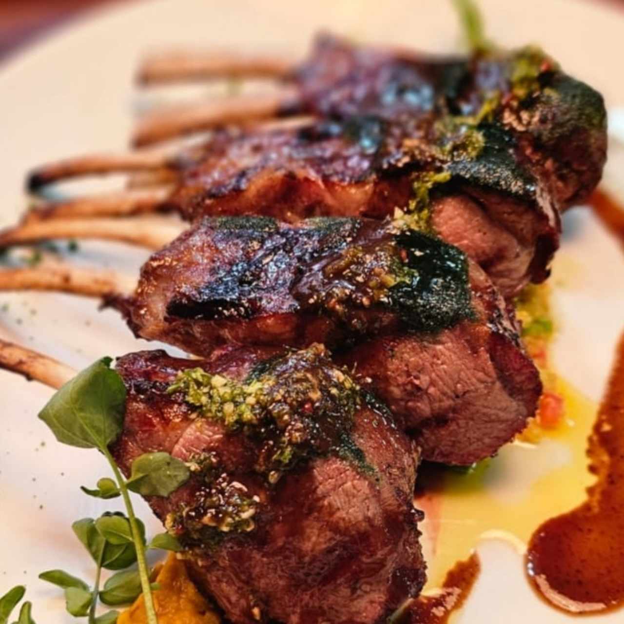 lamb rack a la brasa 