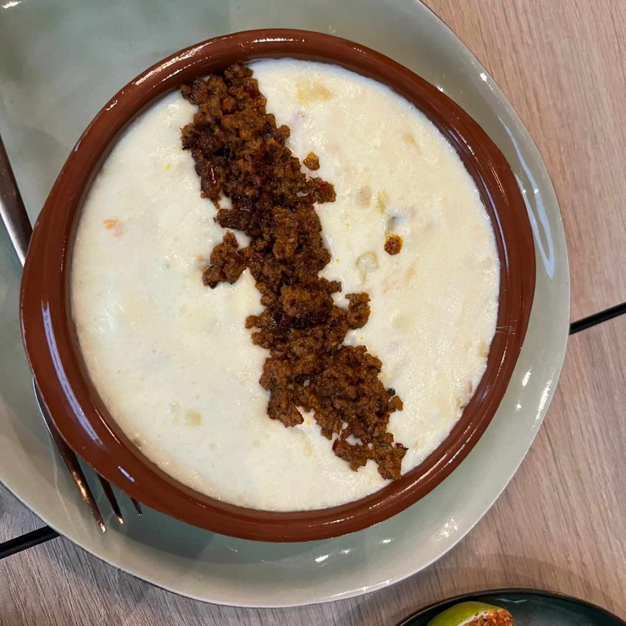 Queso Fundido con Chorizo Artesanal