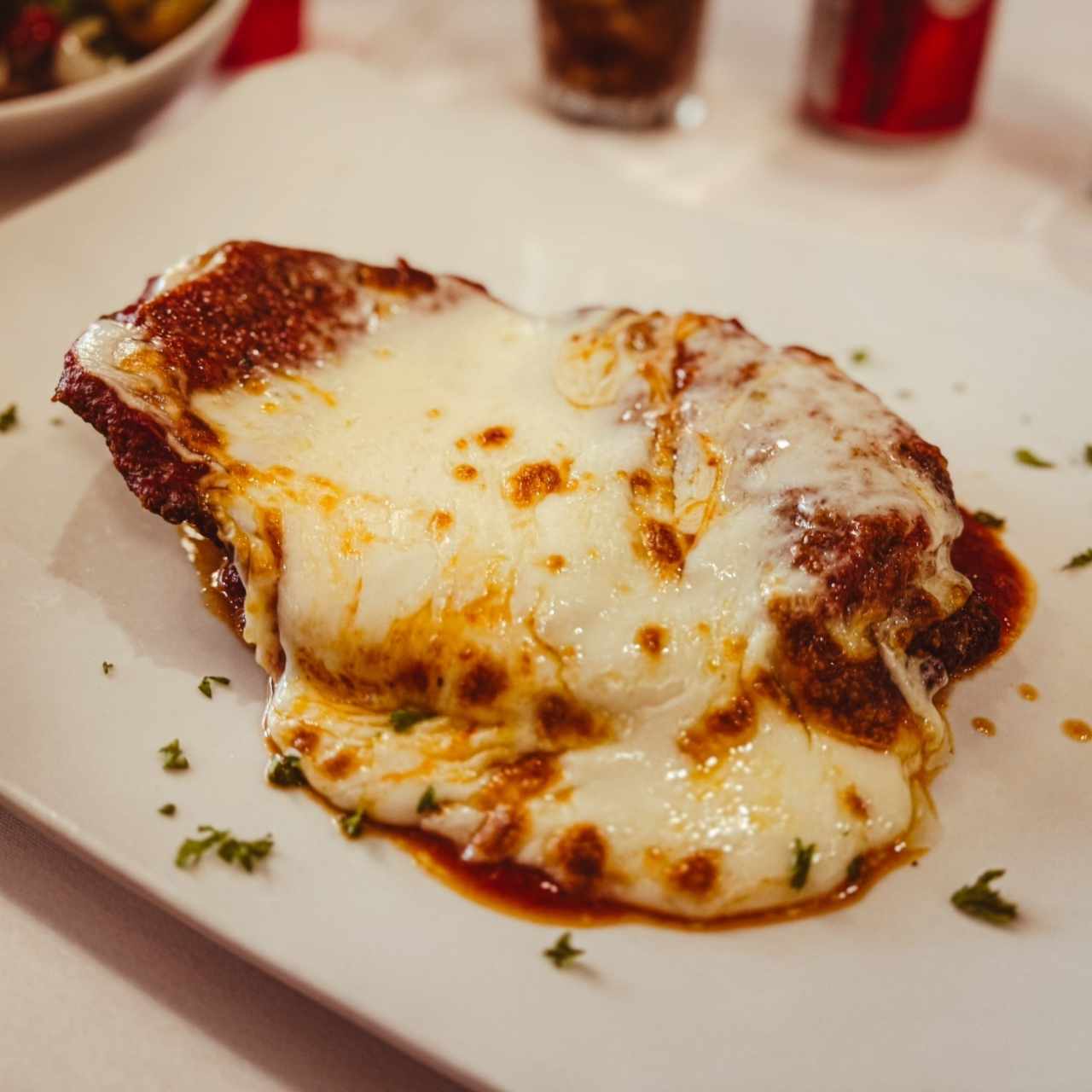 Parmigiana de Pollo o Carne