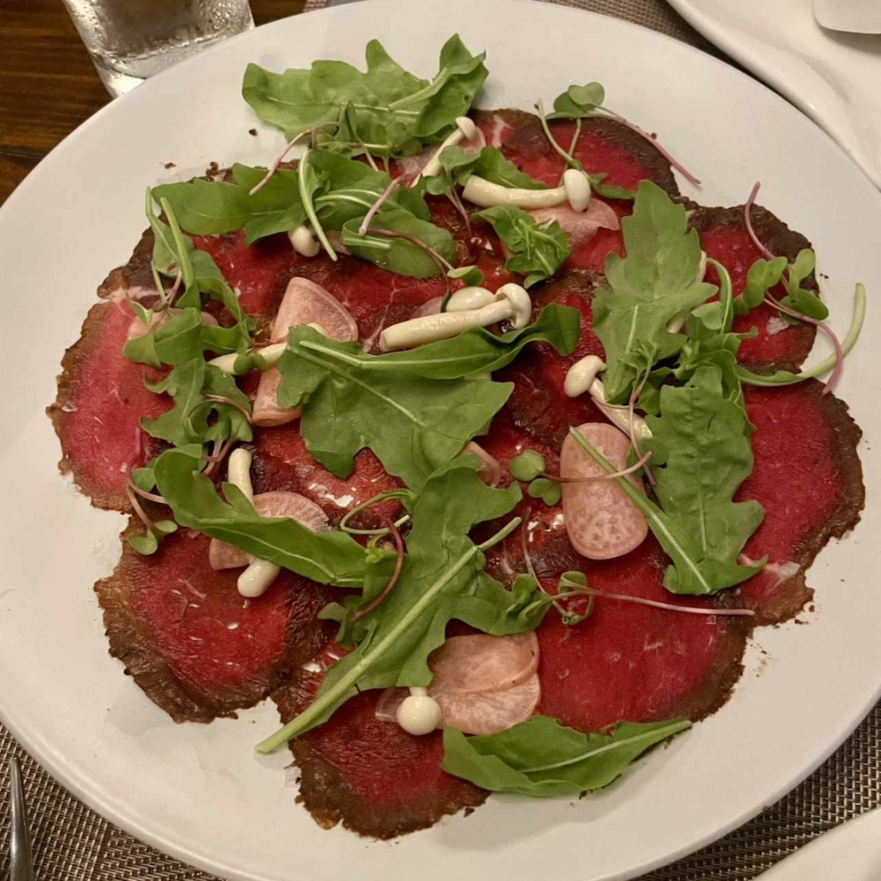 Entradas - Smoked Carpaccio