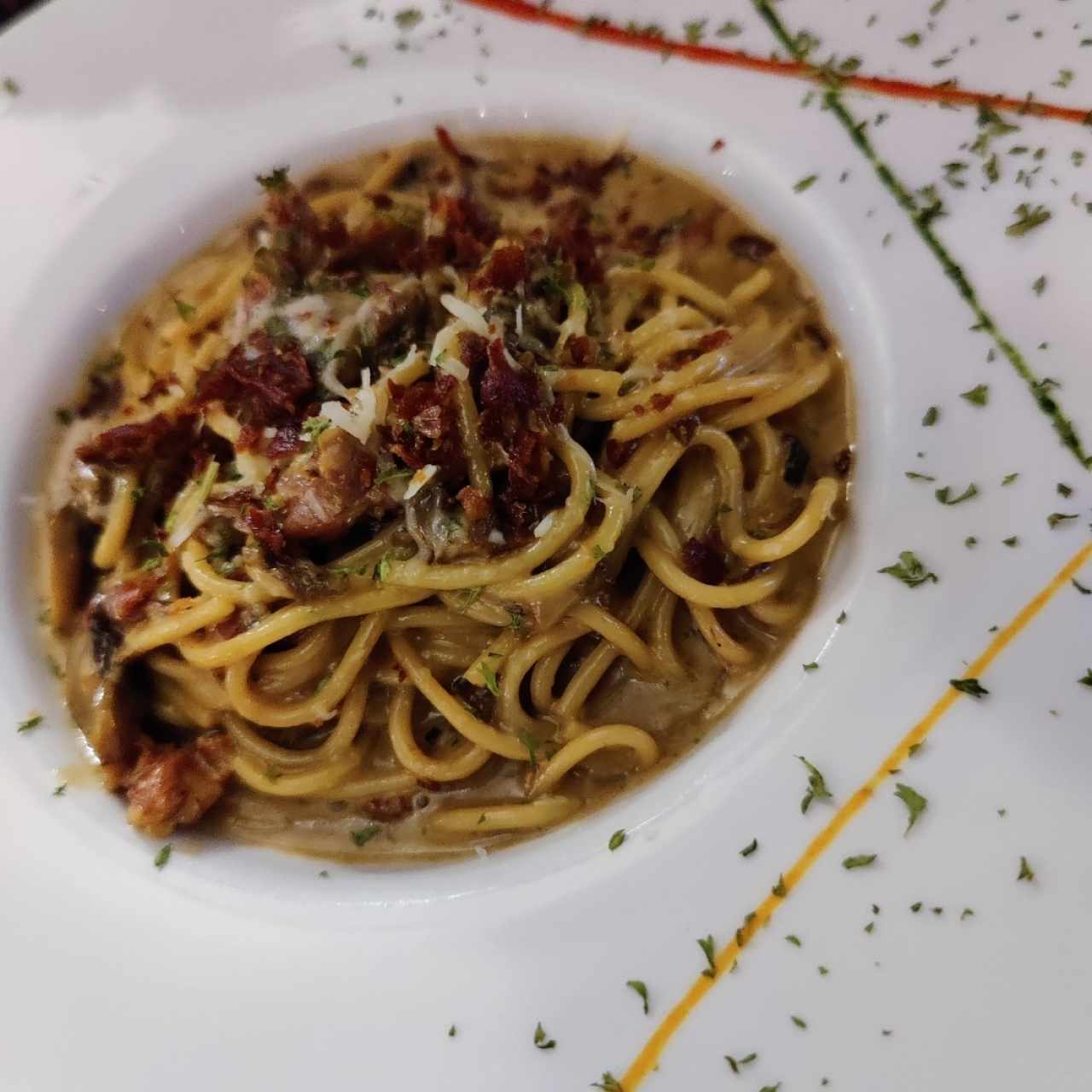 Spaghetti and Porcini