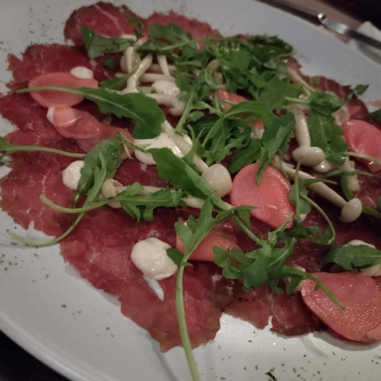 Entradas - Smoked Carpaccio