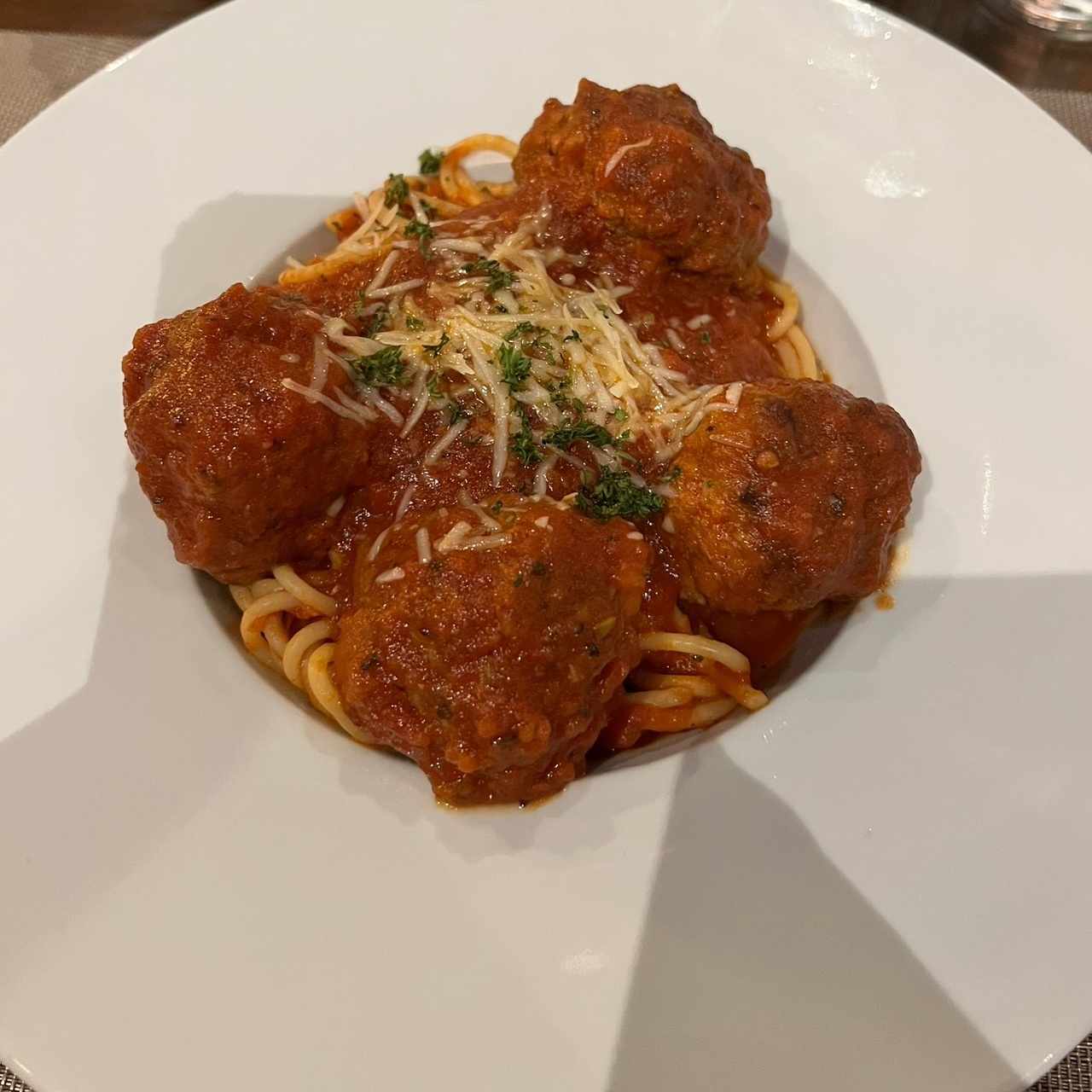 Meat Balls Spaghetti 