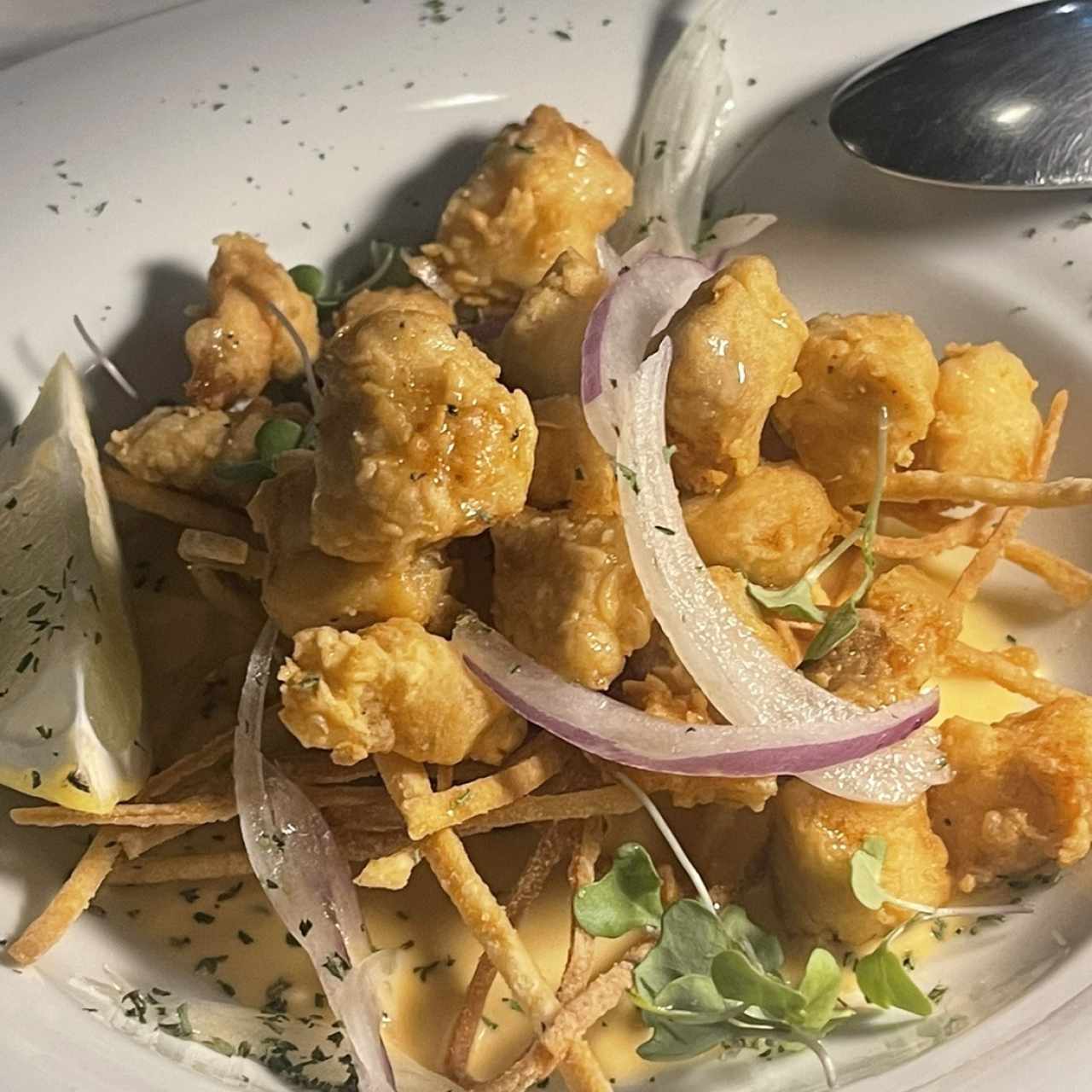 Entradas - Ceviche Frito