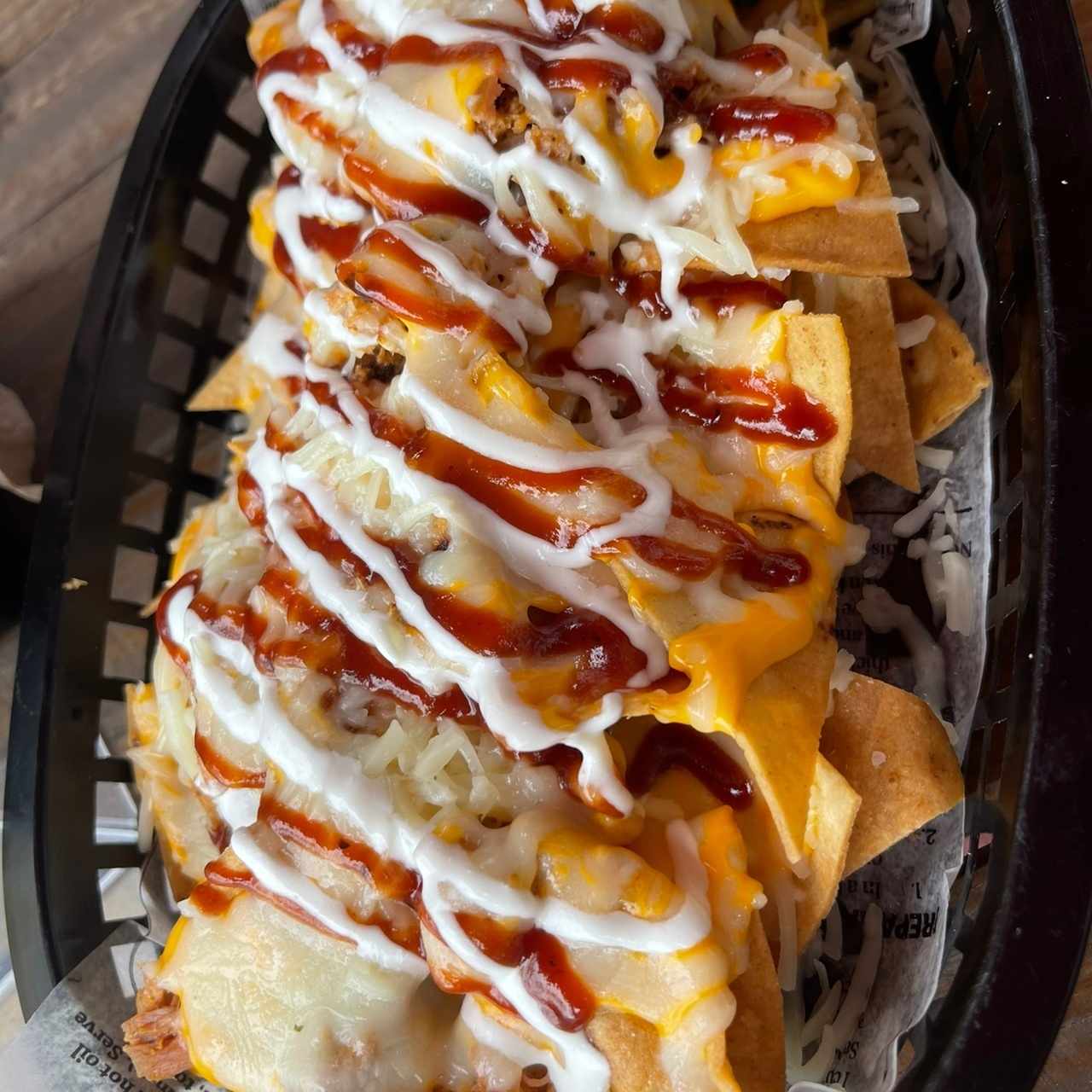 Pulled pork nachos