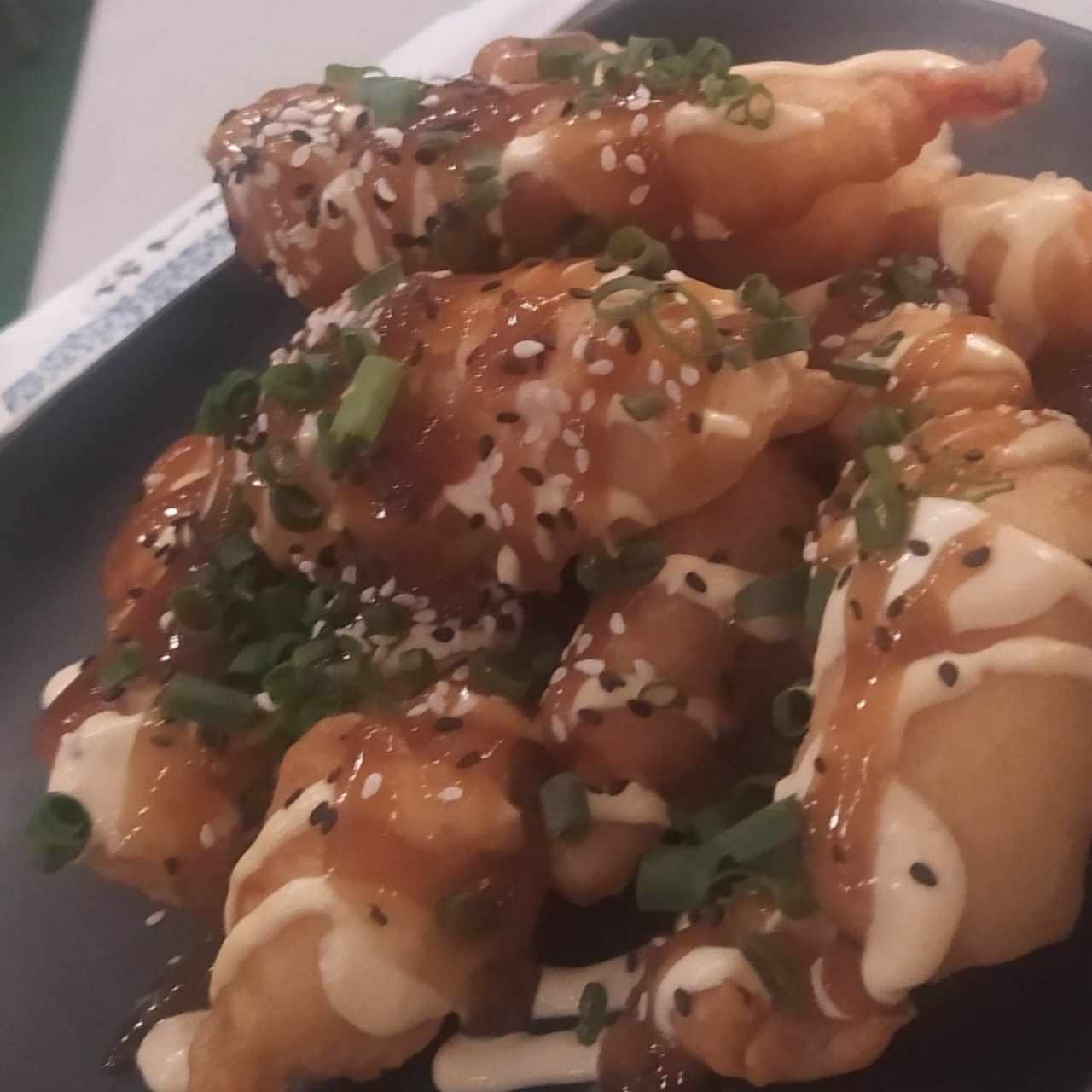 langostino en tempura