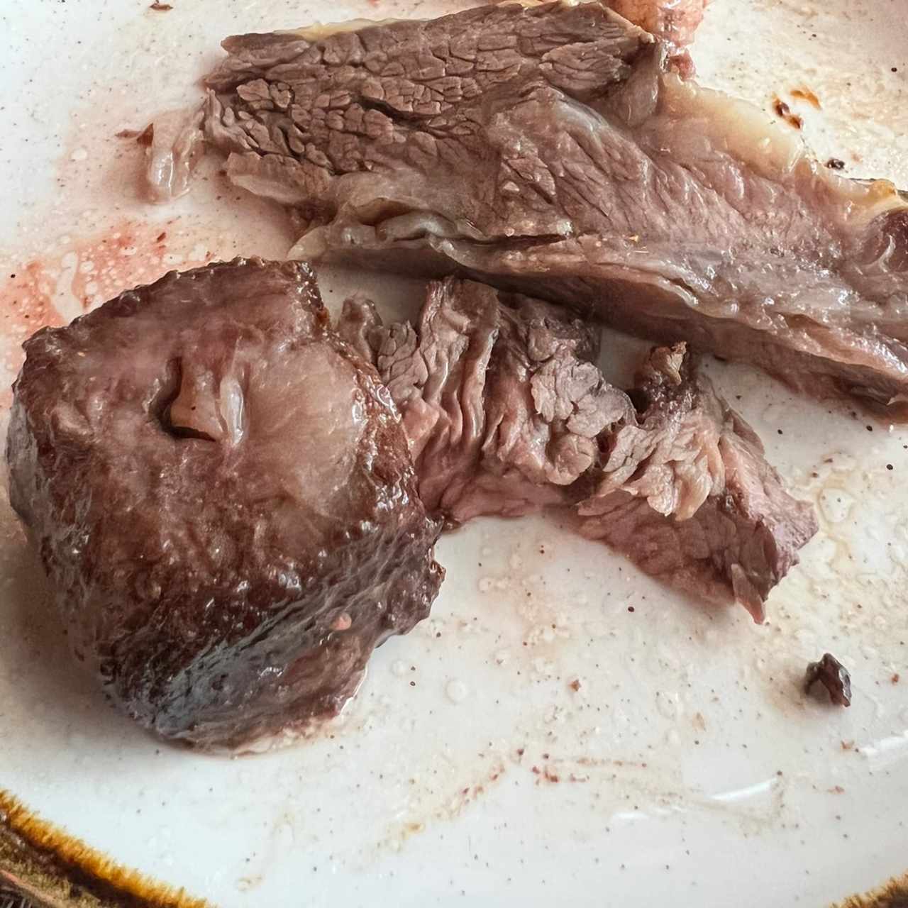 Entraña y costilla de res 