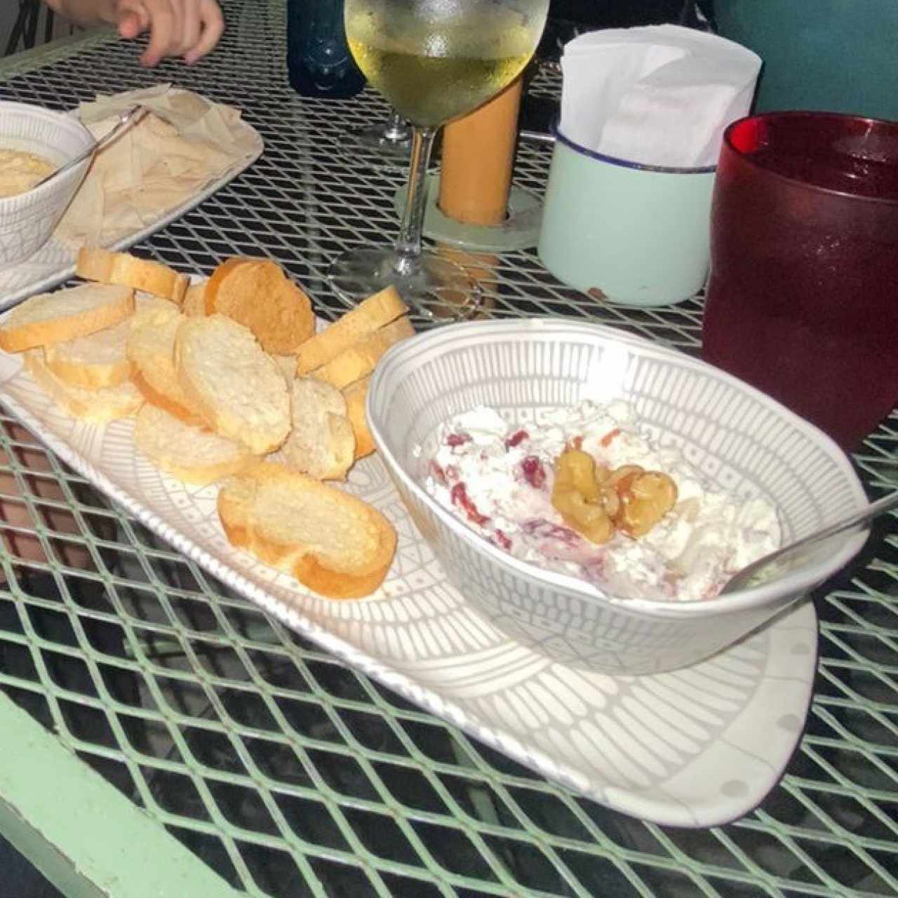 Dip de frutos rojos