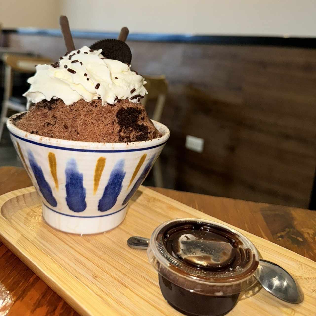 Bingsu de chocolate 