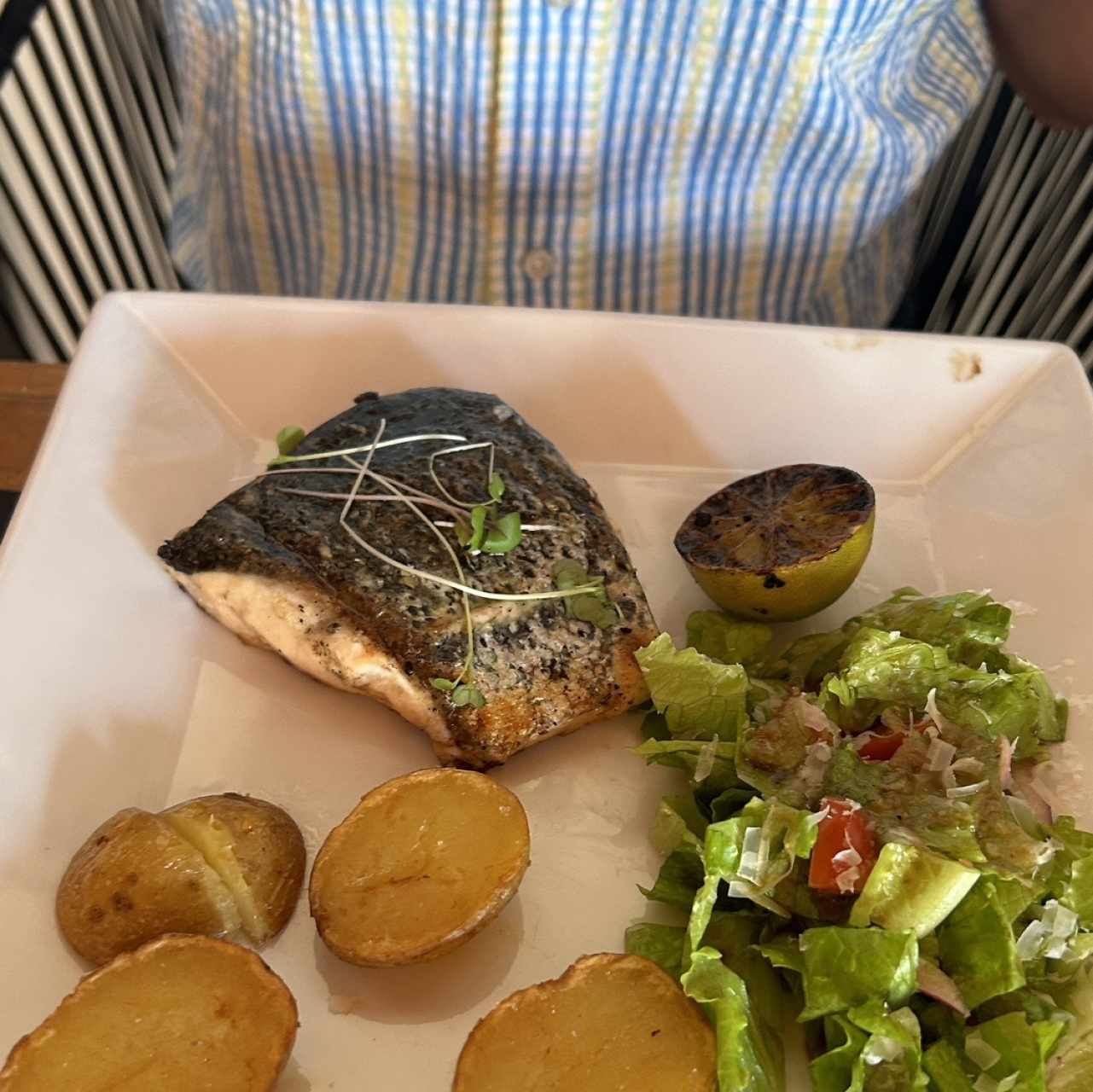 Filete de Salmón a la Brasa