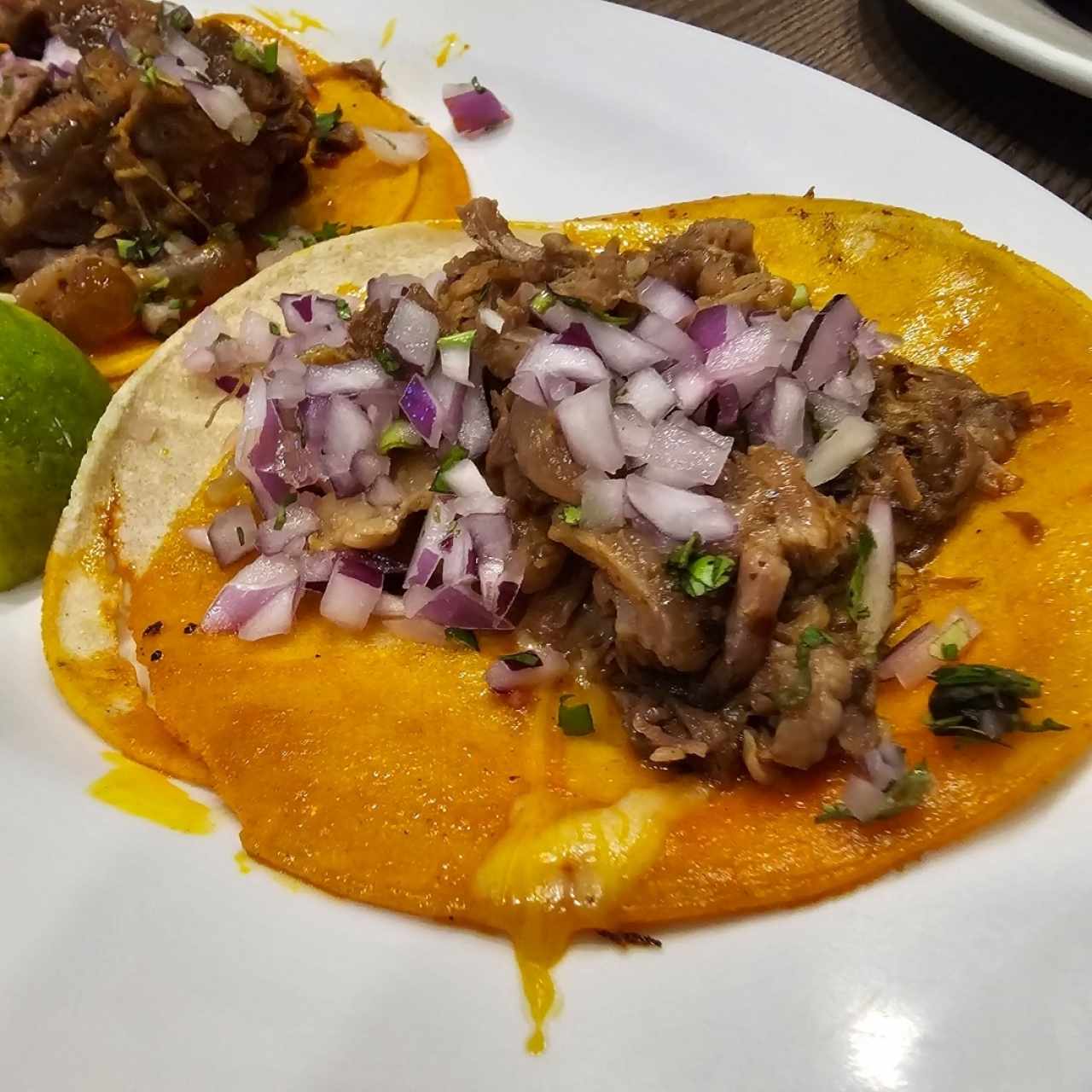 Orden de tacos de birria