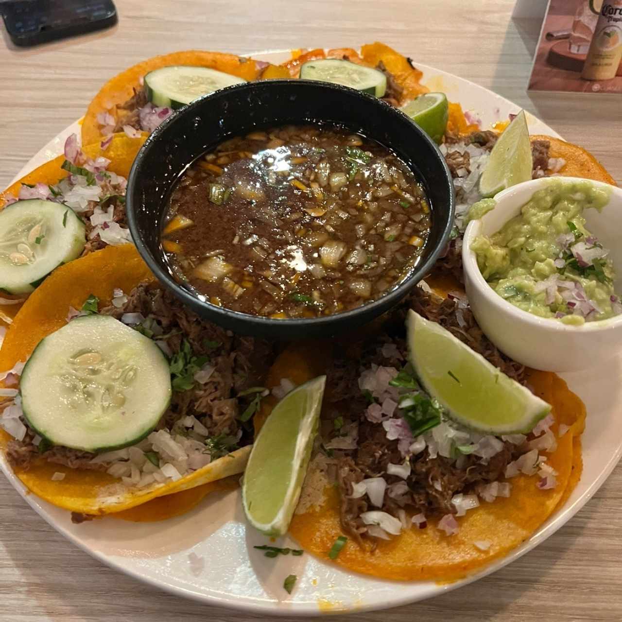 Orden de tacos biria 
