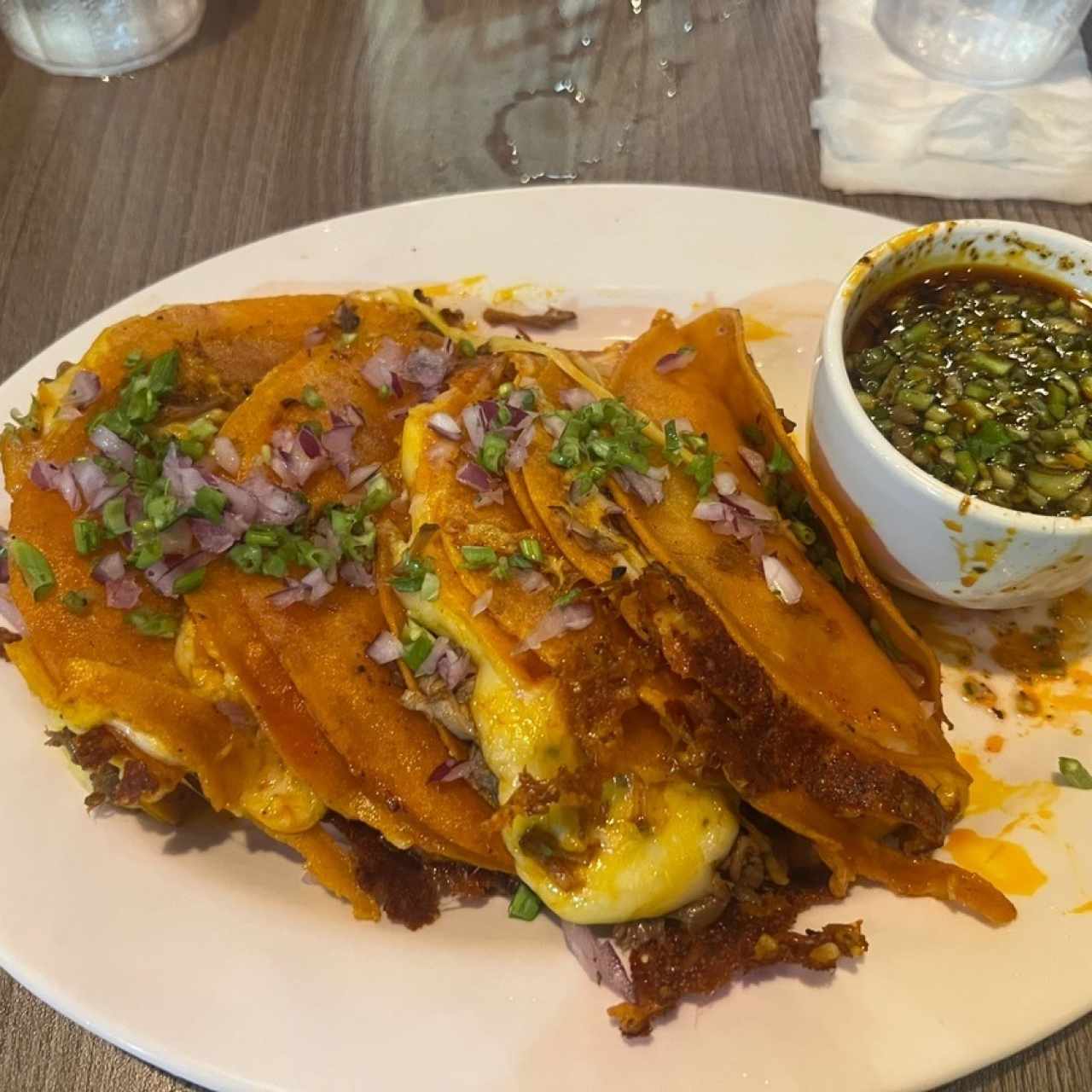 Bandeja taquera de birria