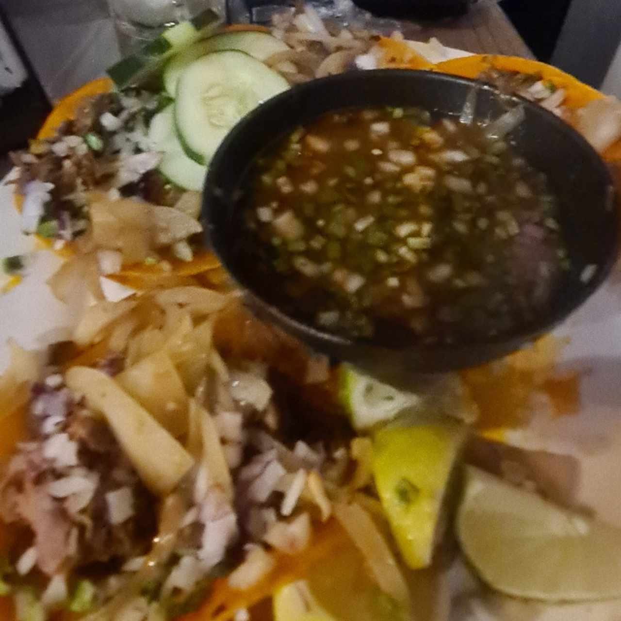 BANDEJA DE TACOS DE BIRRIA