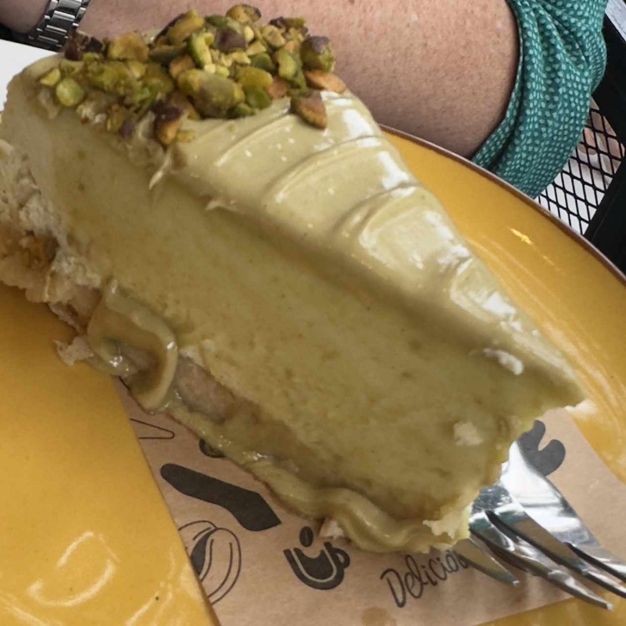 Cheesecake pistacho