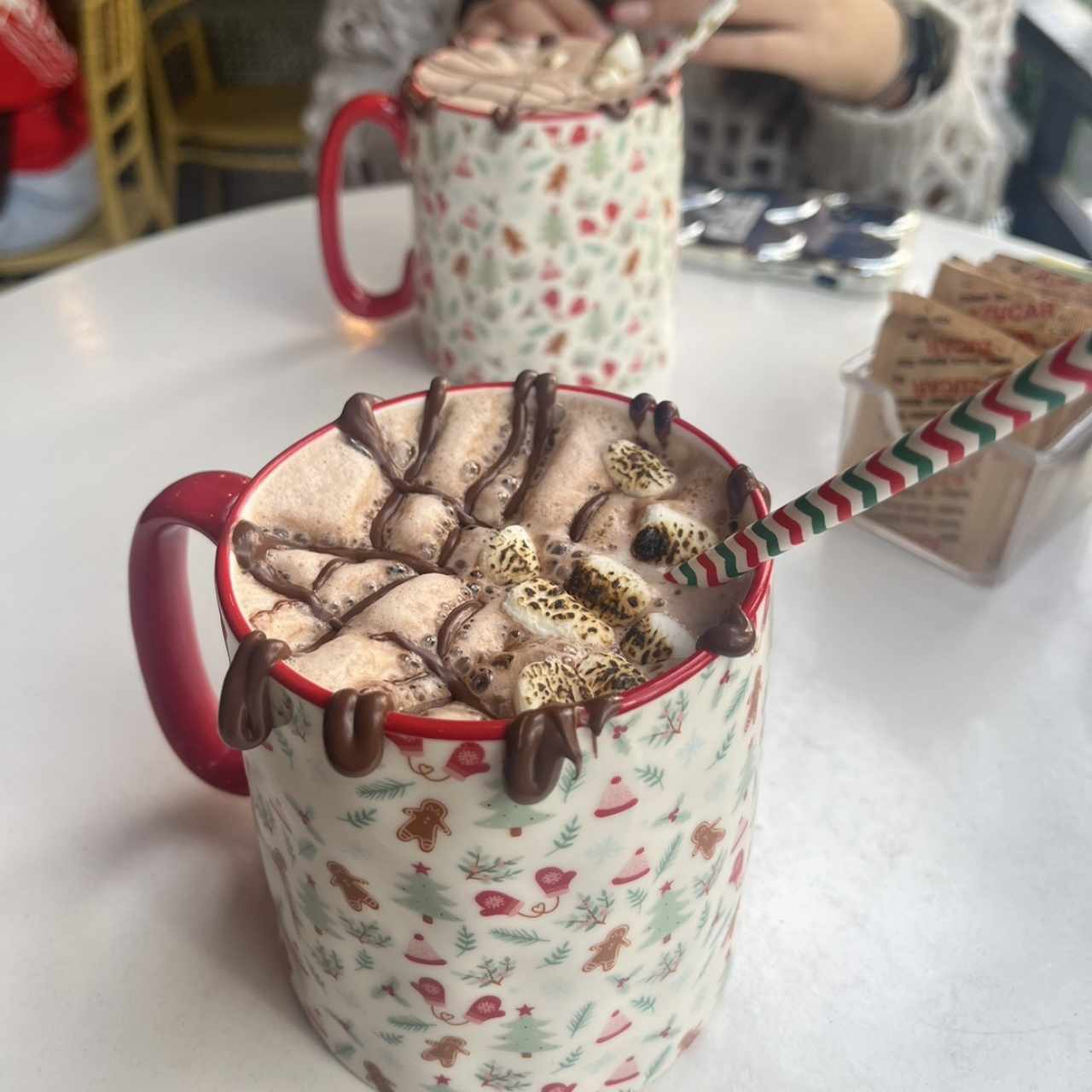 Chocolate caliente navideño 