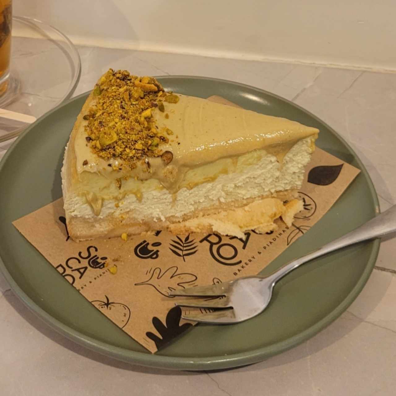 Postres - Cheesecake de pistacho