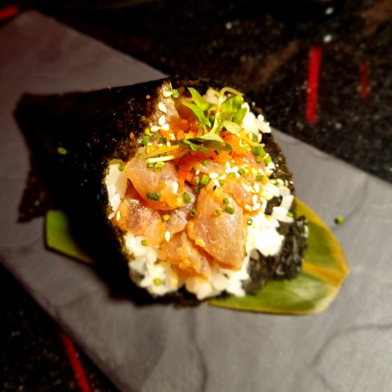 Temaki de atún 