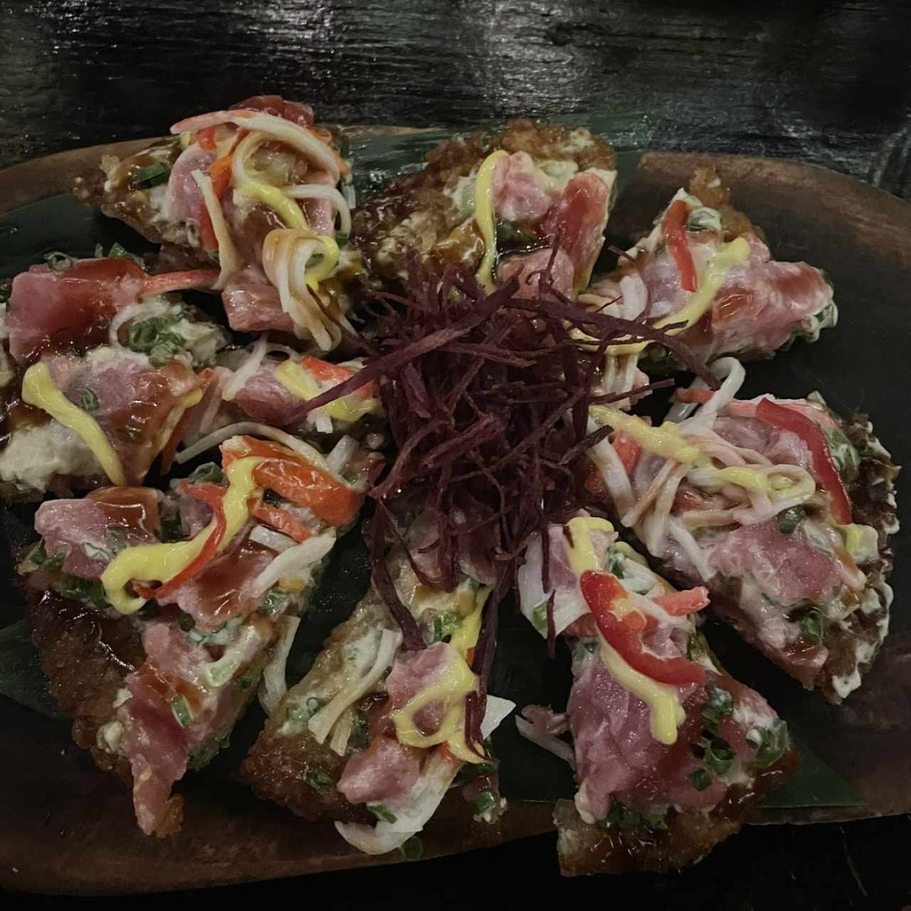 Sushi Pizza (Atún o Salmón)