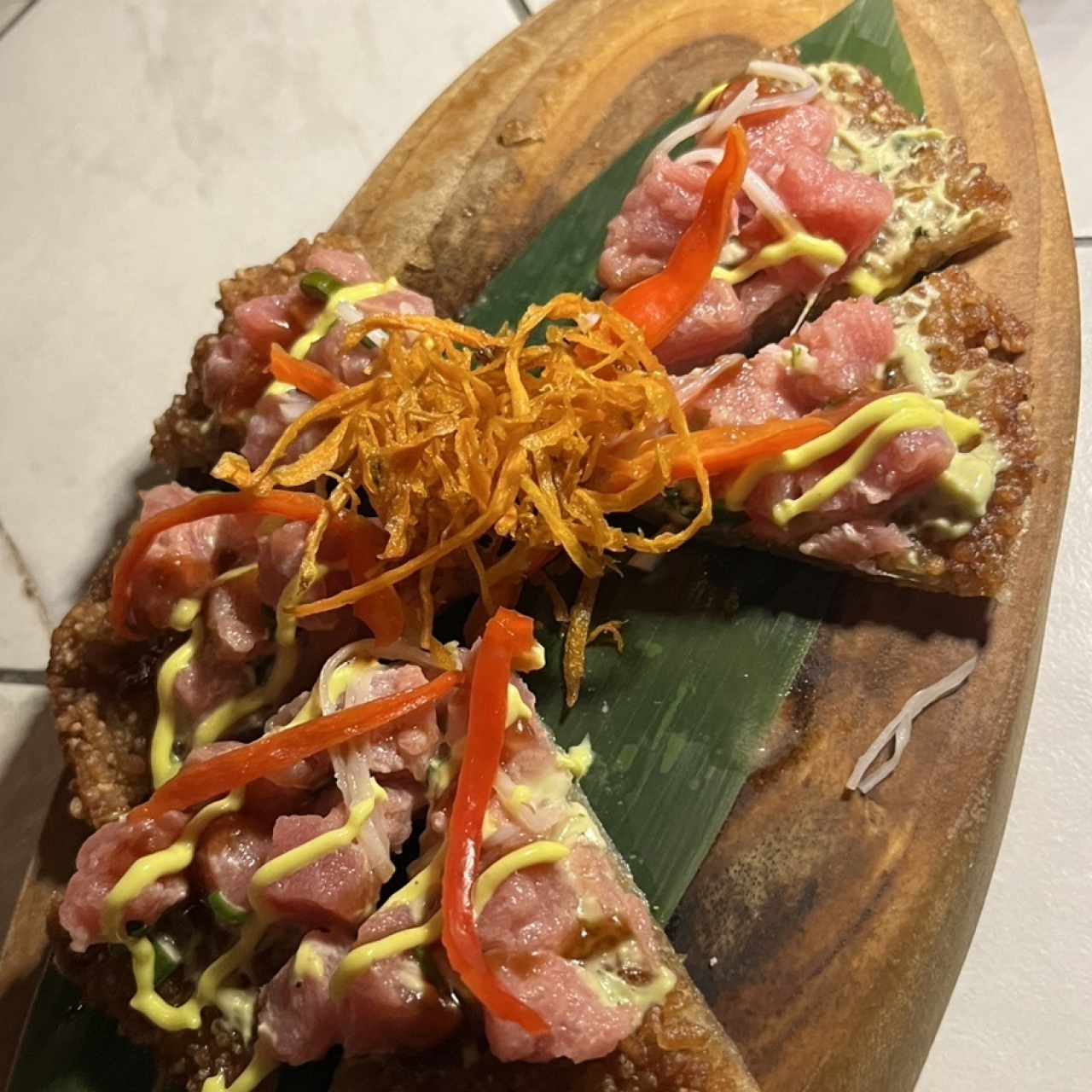 Sushi Pizza (Atún o Salmón)