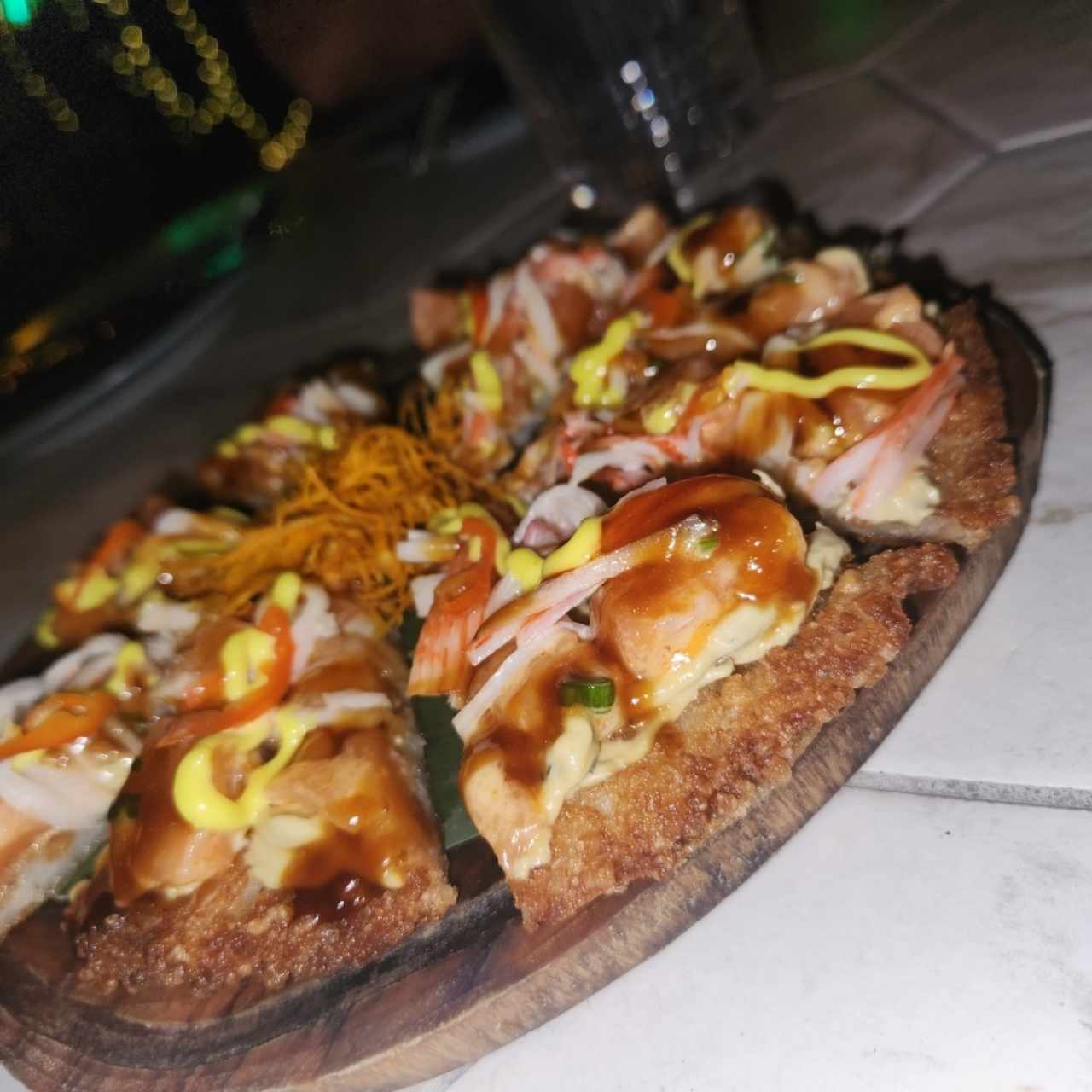 Sushi Pizza (Atún o Salmón)