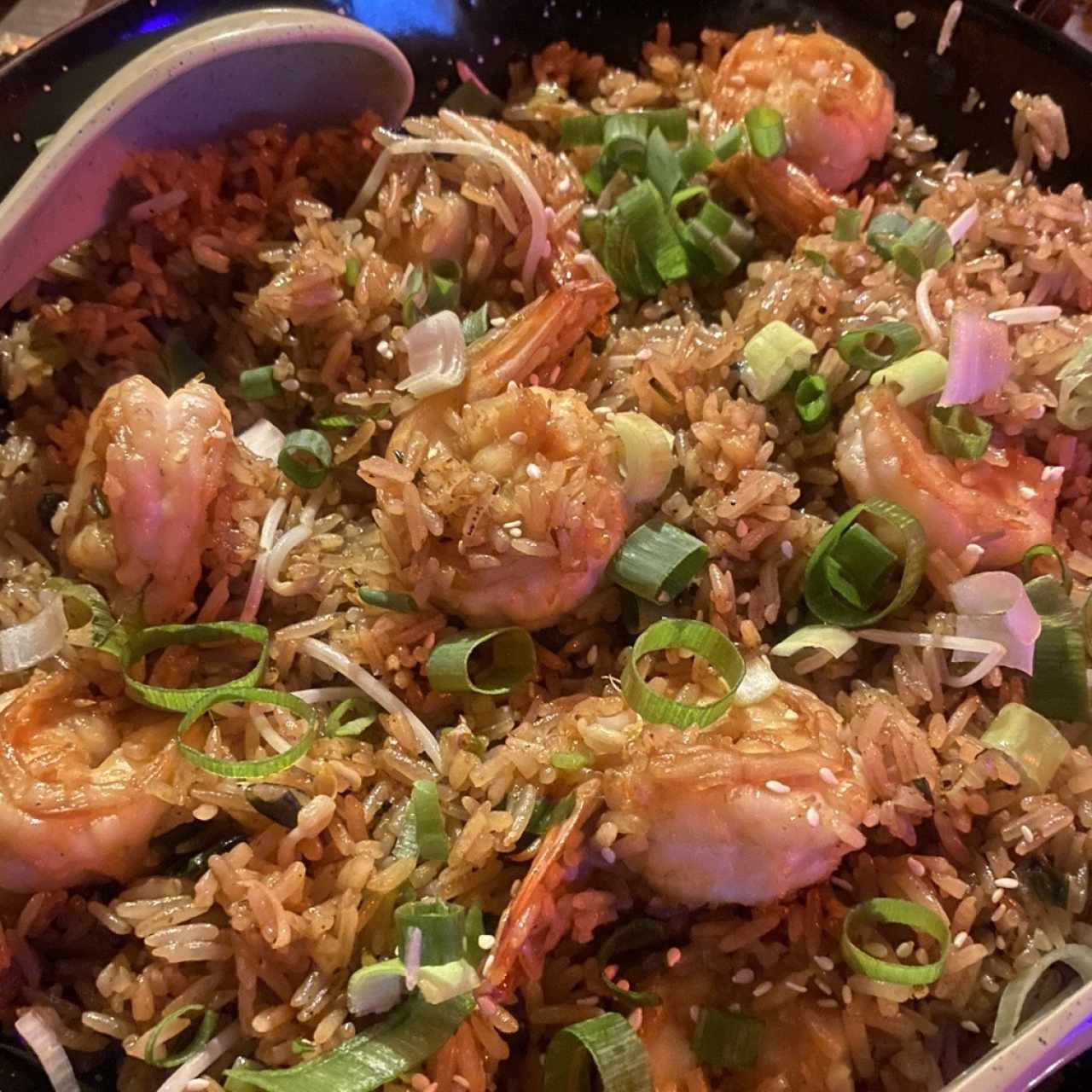 Arroz Oriental con Camarones