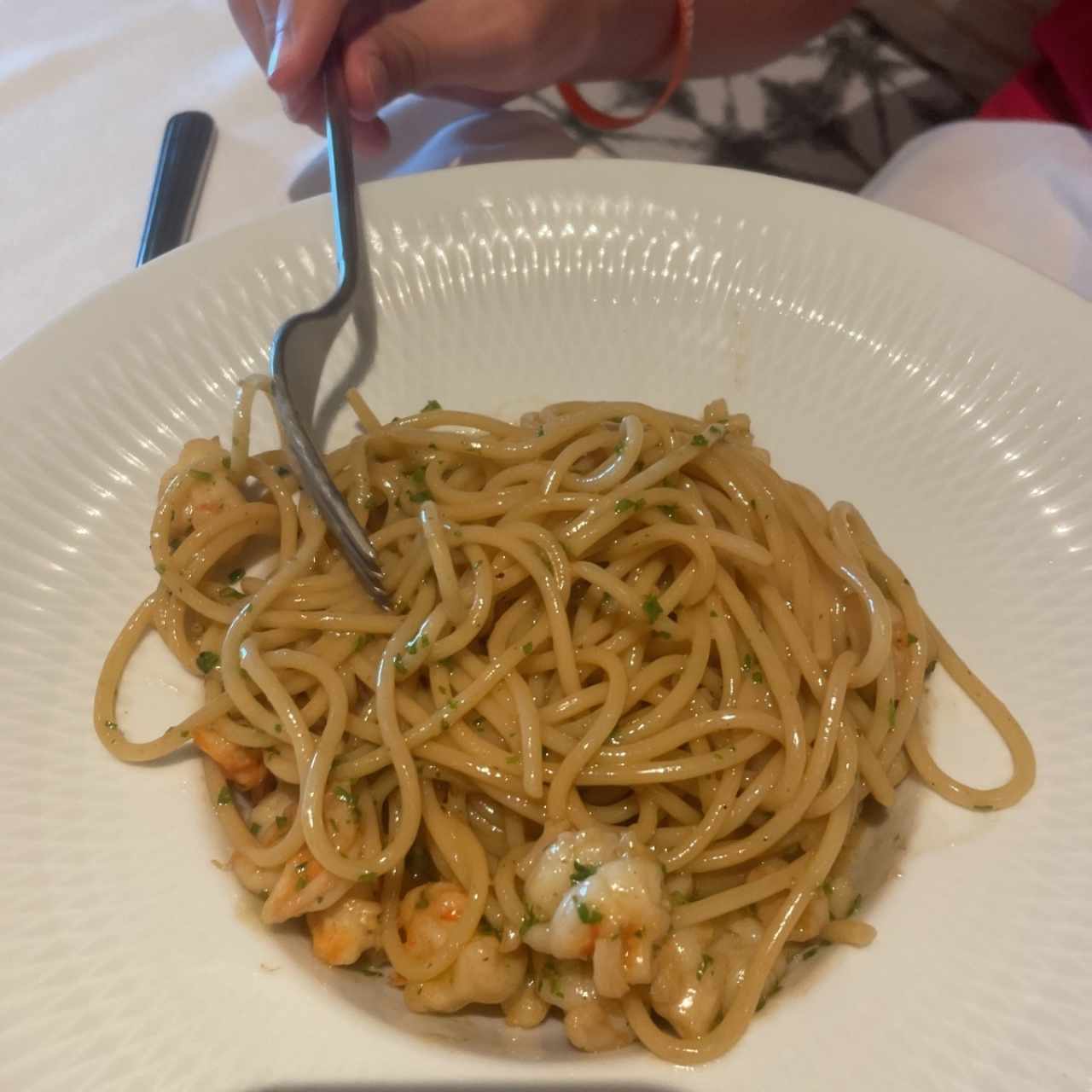 Spaghetti Al Gambero Truffato