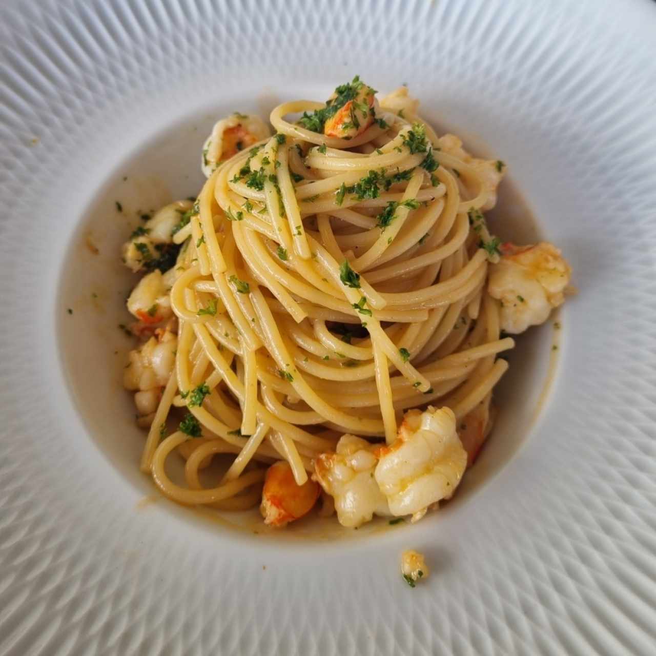 Spaghetti Al Gambero Truffato