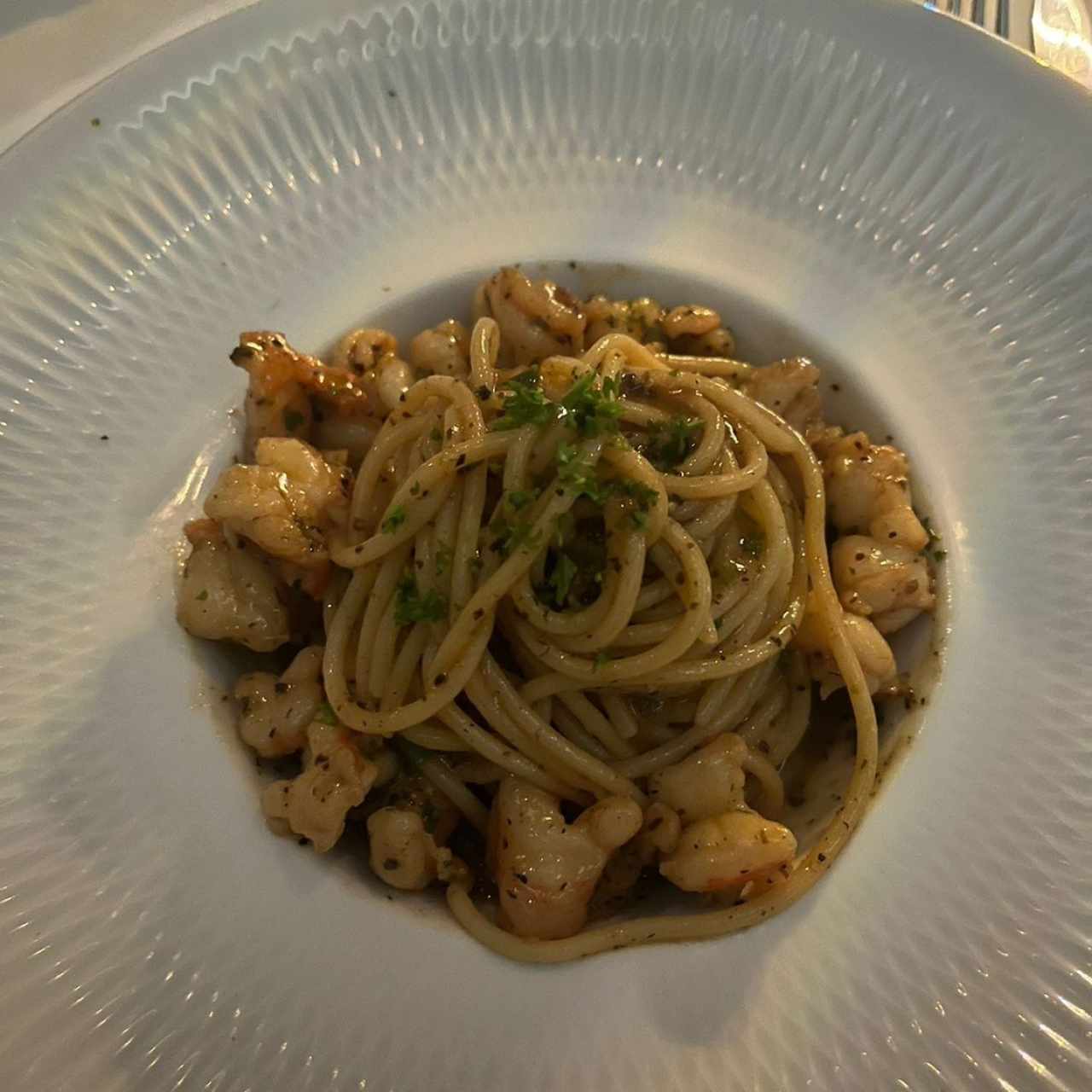 Spaghetti Al Gambero Truffato