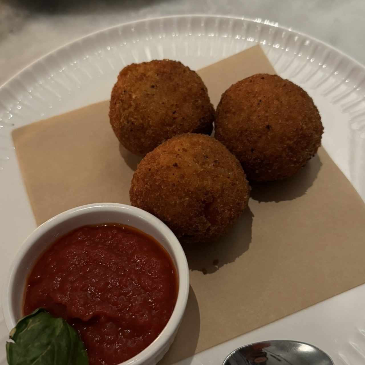 Supplí al telefono (Croquetas de arroz)