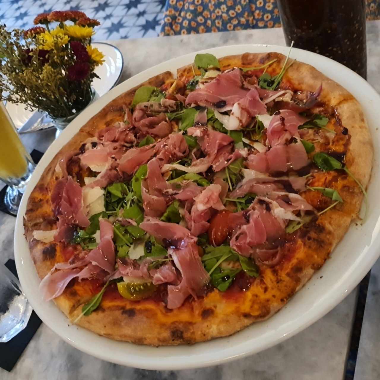 Pizza Rúcula y Balsámico