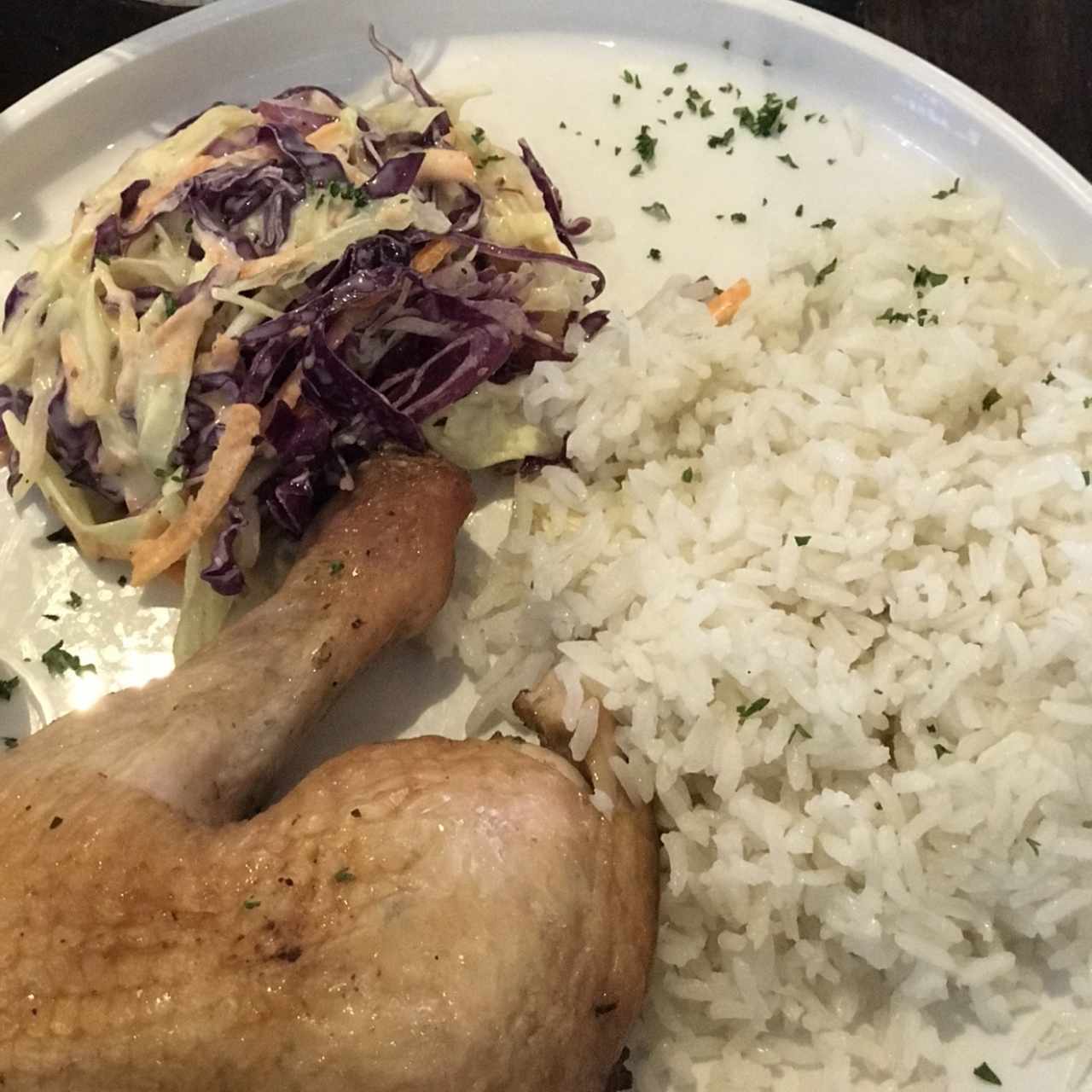 Menú Lunch - pollo rostizado 