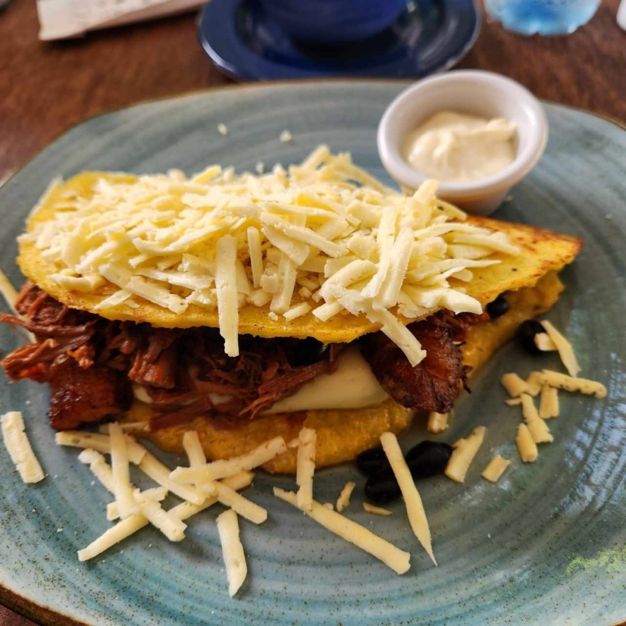 Cachapa de Queso y Pabellón