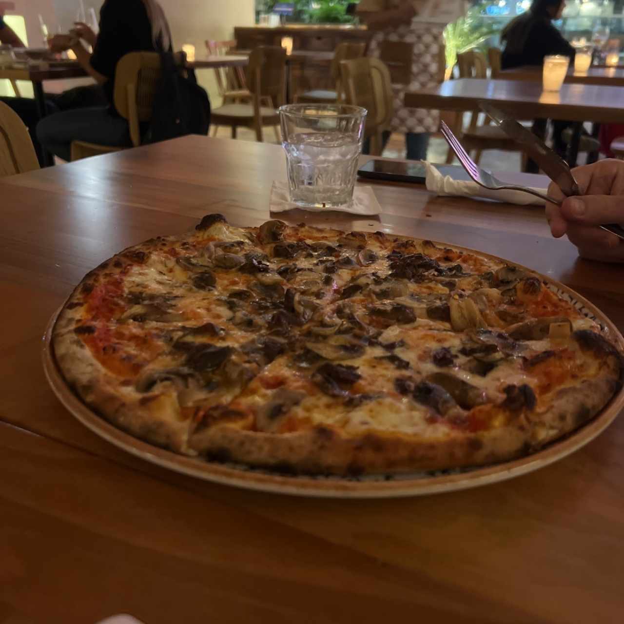 Pizza Cotto y Hongos
